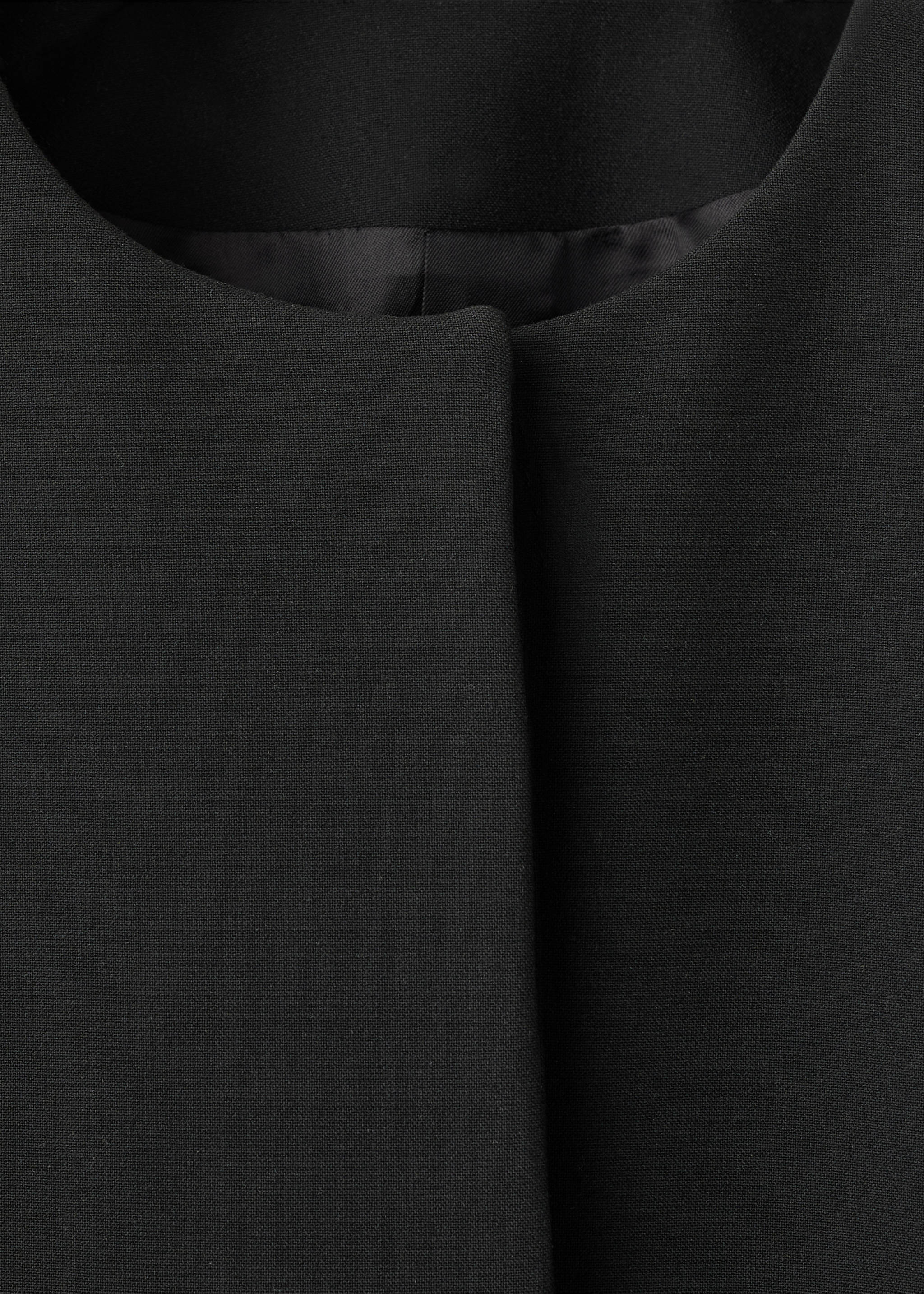 Tailored suit jacket - Details of the article 0, Black. Ref: 17056360-00.