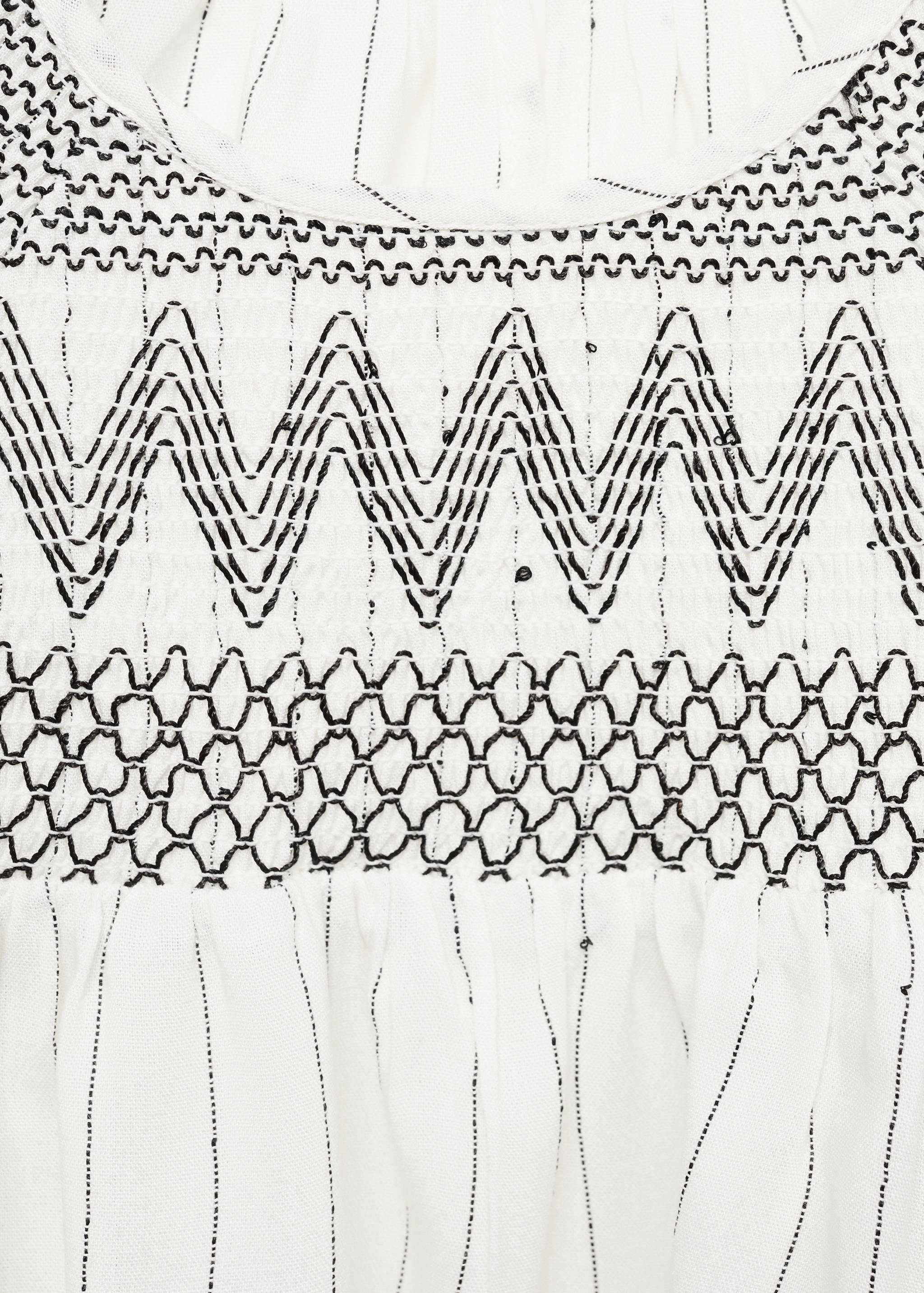 Embroidered details blouse - Details of the article 8
