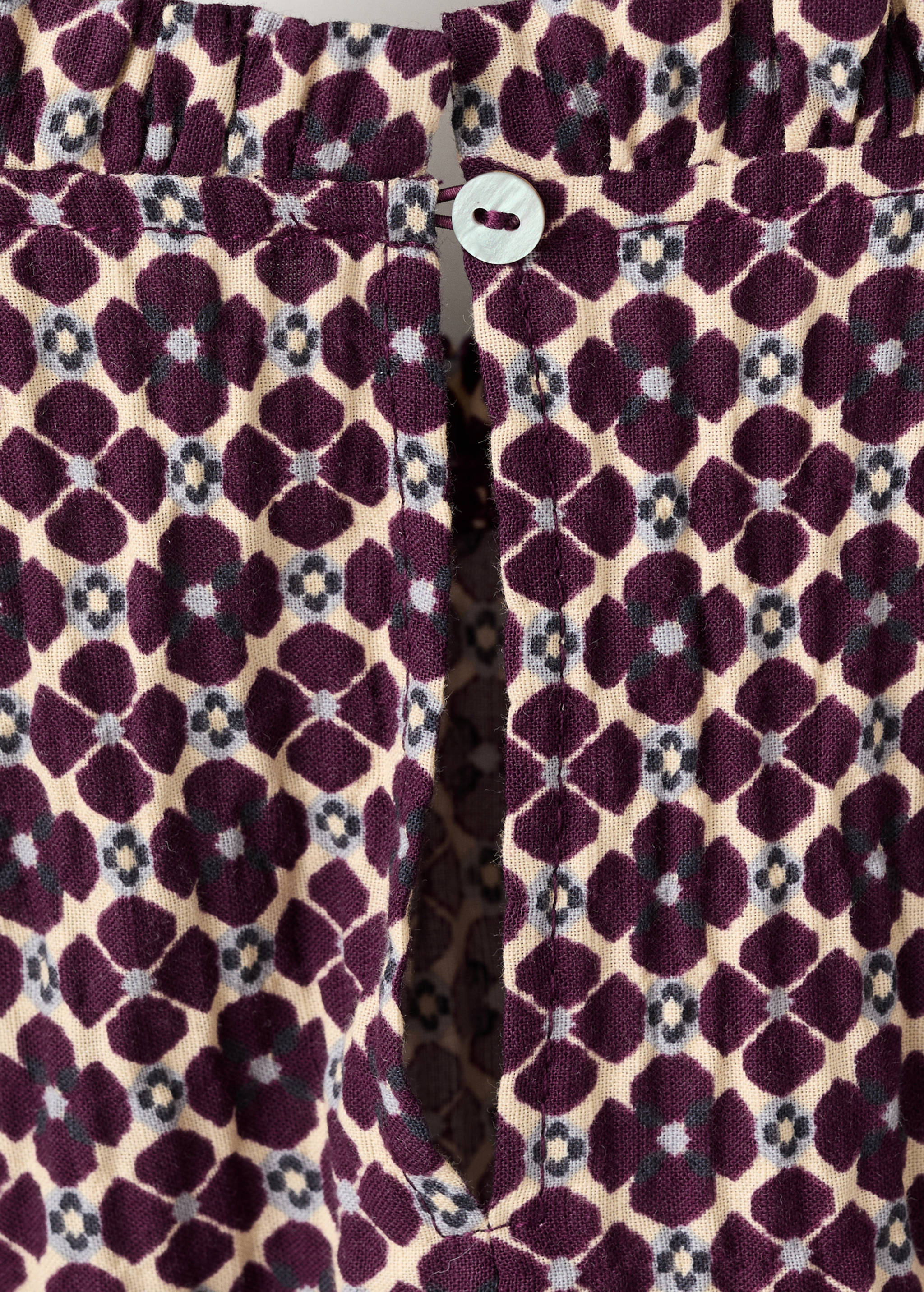 Floral cotton blouse - Details of the article 8