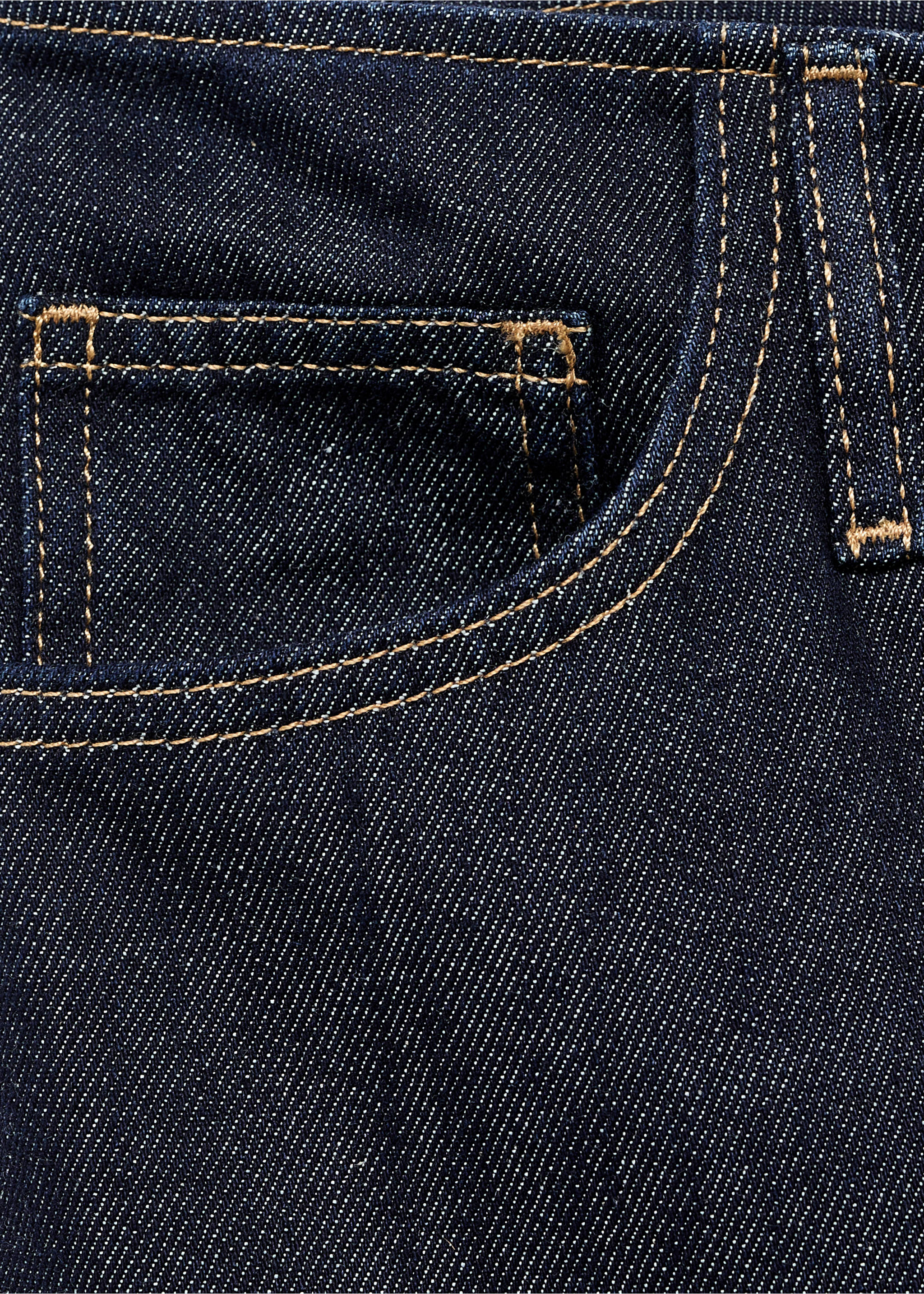 Jeans med breda ben och mellanhög midja - Detaljer om artikeln 8, Blå. Ref: 17056743-00.