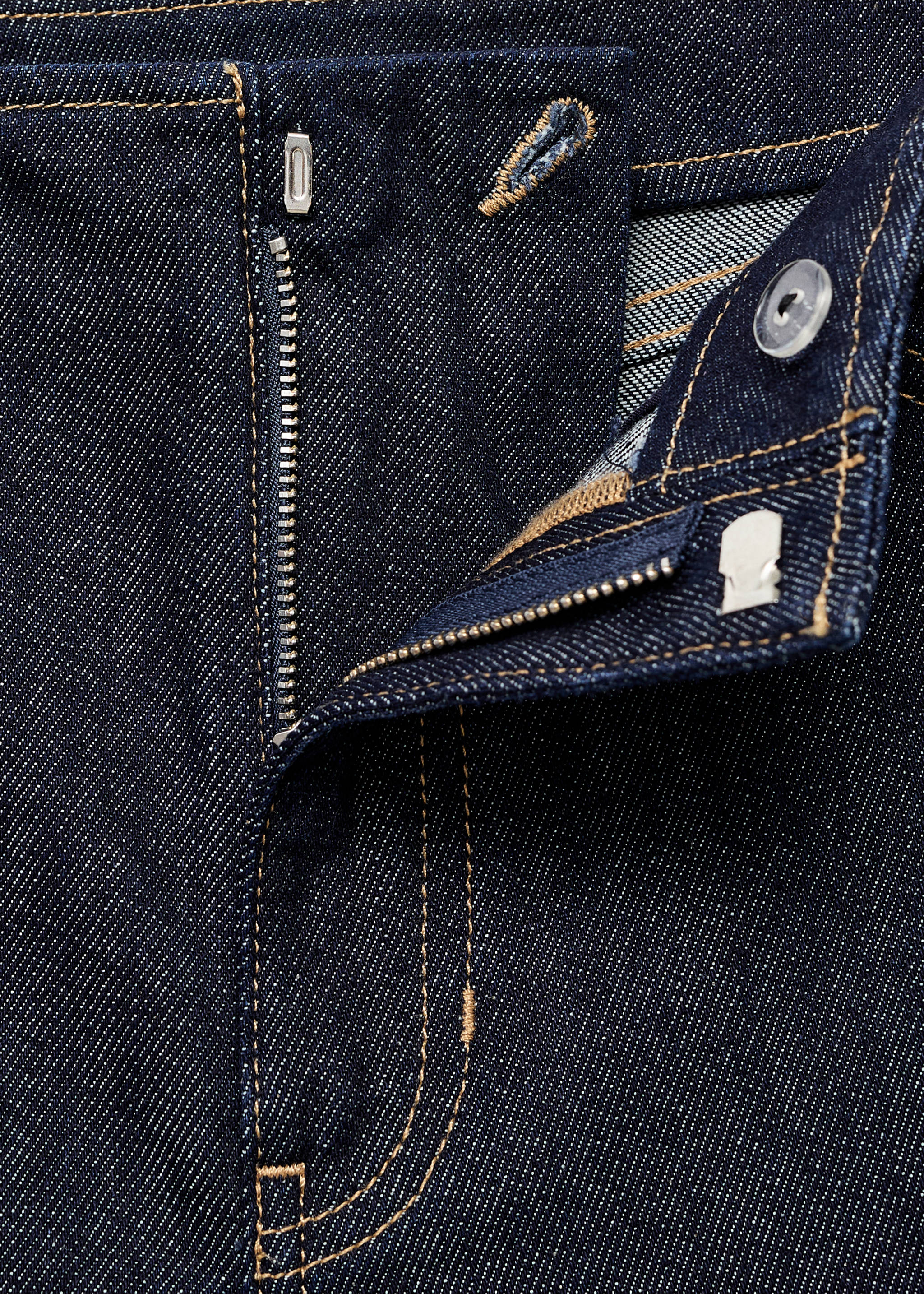 Jeans med breda ben och mellanhög midja - Detaljer om artikeln 0, Blå. Ref: 17056743-00.