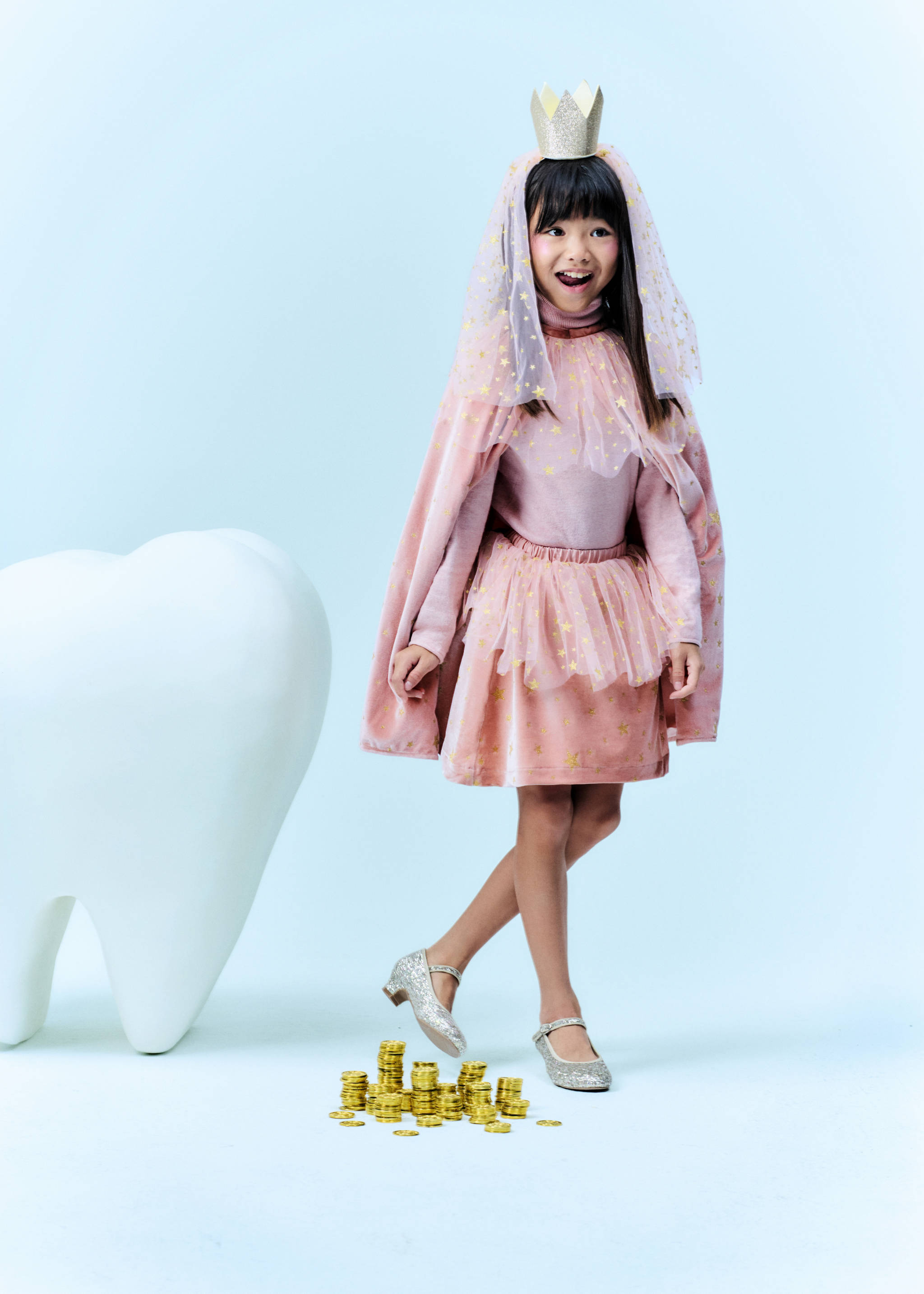 Tulle headband with glitter star - Details of the article 8