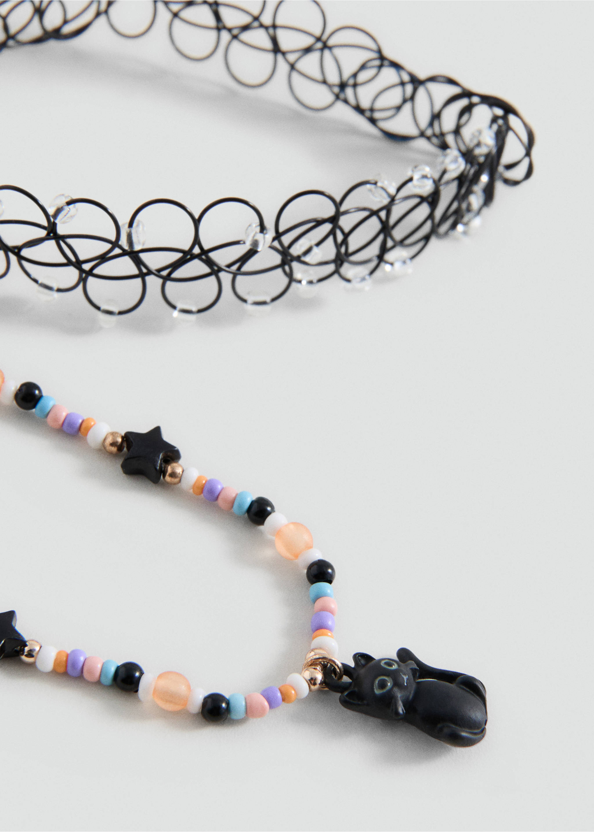 Cat collar - Medium plane, Black. Ref: 17057135-00.