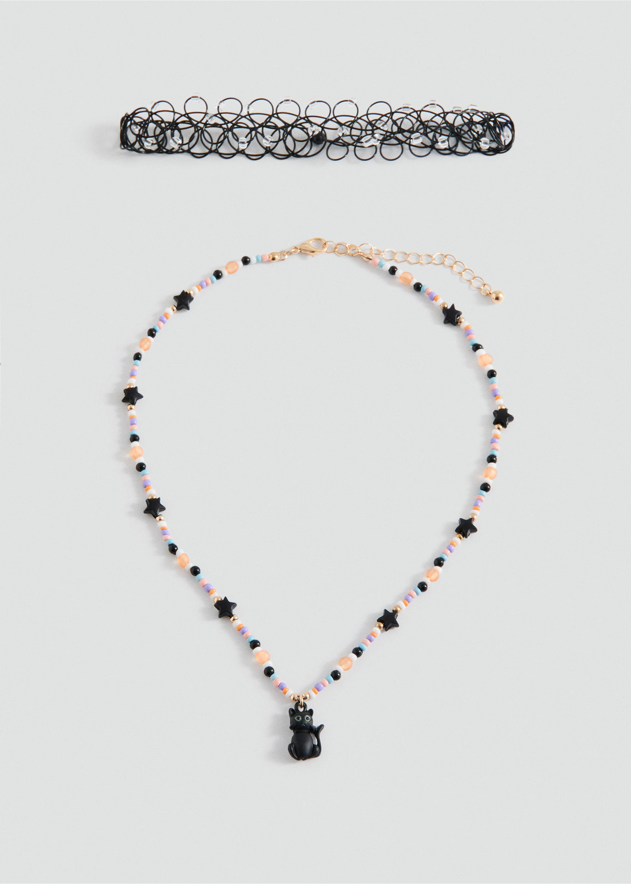 Cat collar - Article without model, Black. Ref: 17057135-00.