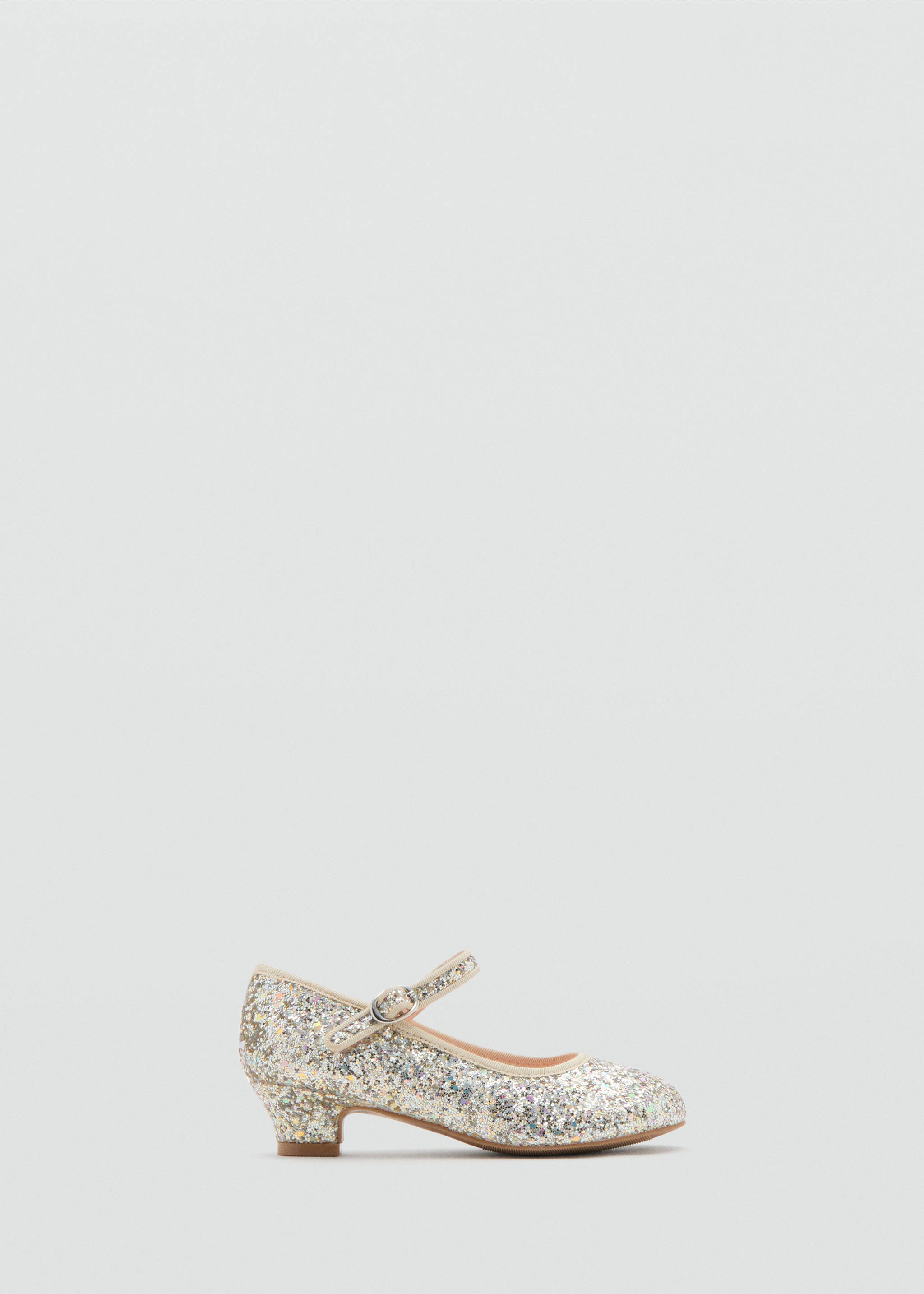 Heeled glitter shoe - Article without model, Gold. Ref: 17057137-00.