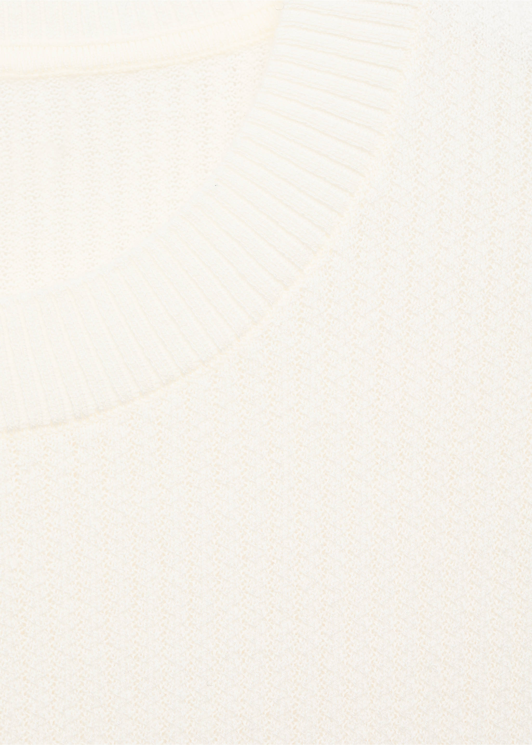 Ribbed  knit t-shirt - Details of the article 8, Off White. Ref: 17057762-00.