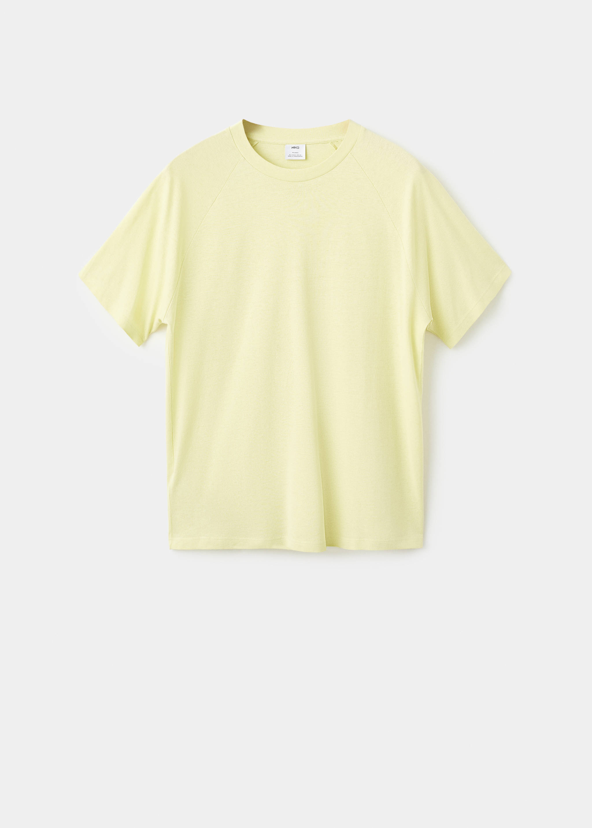 Relaxed-fit cotton-linen t-shirt - Article without model