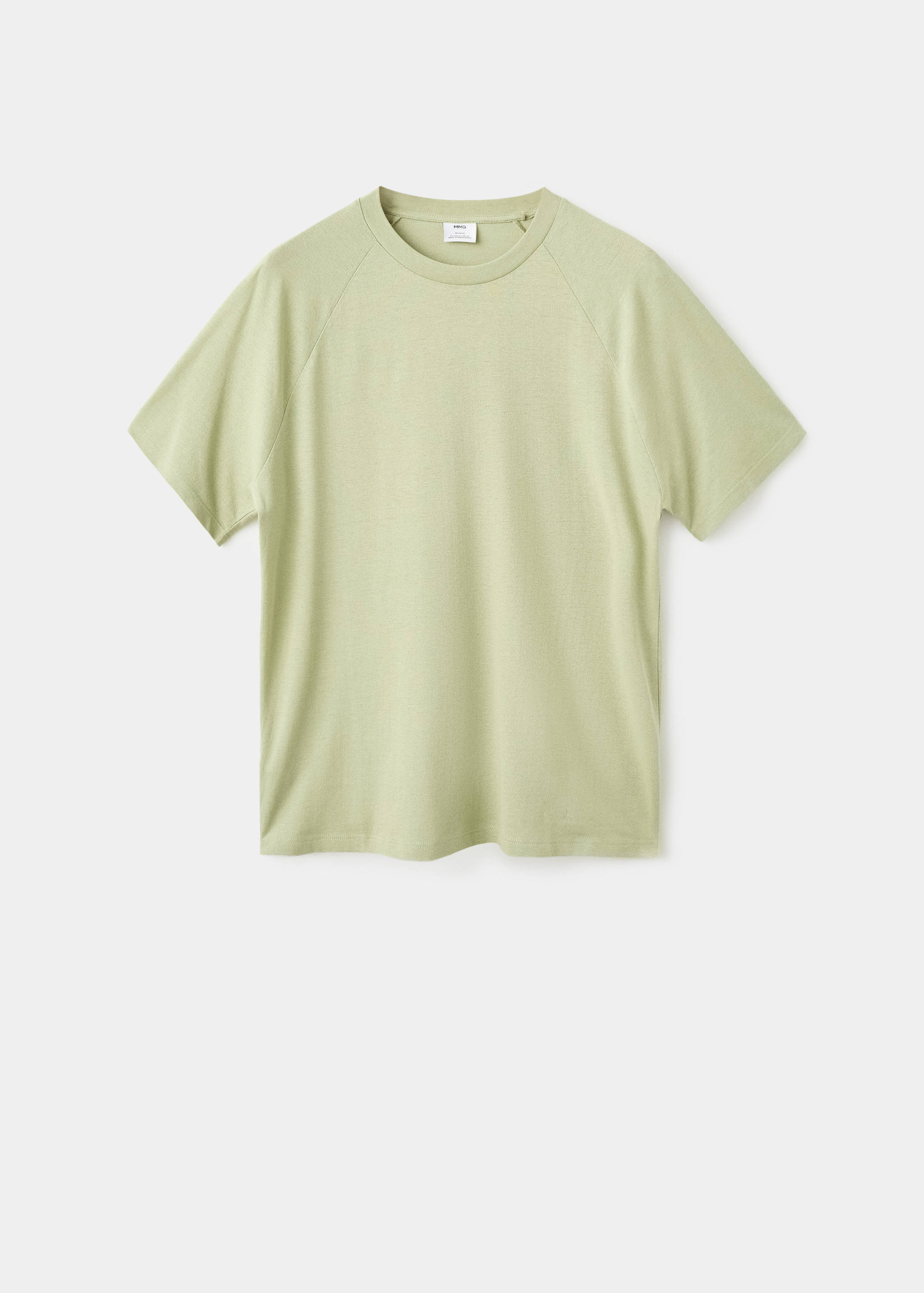 Relaxed-fit cotton-linen t-shirt - Article without model