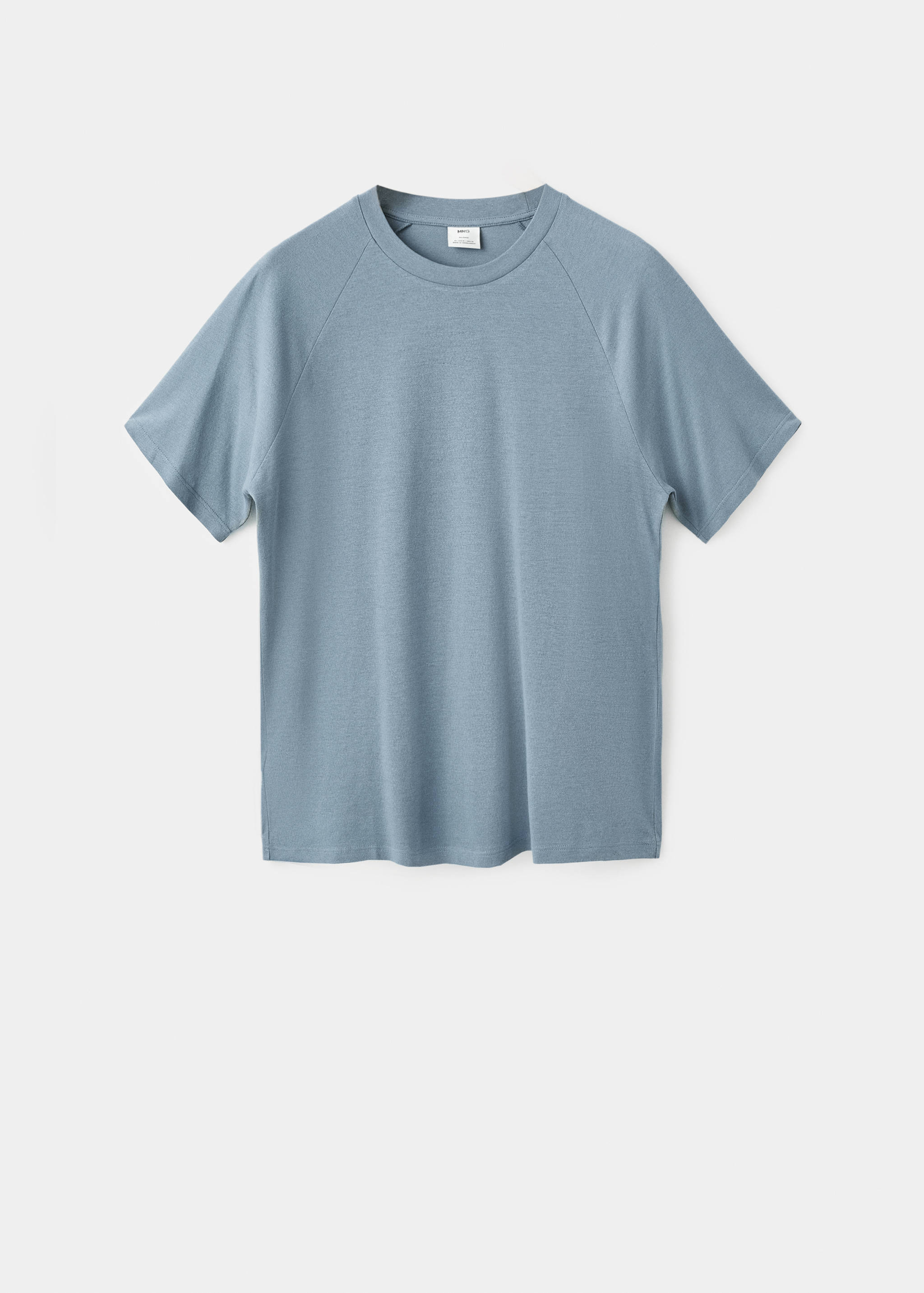 Relaxed-fit cotton-linen t-shirt - Article without model