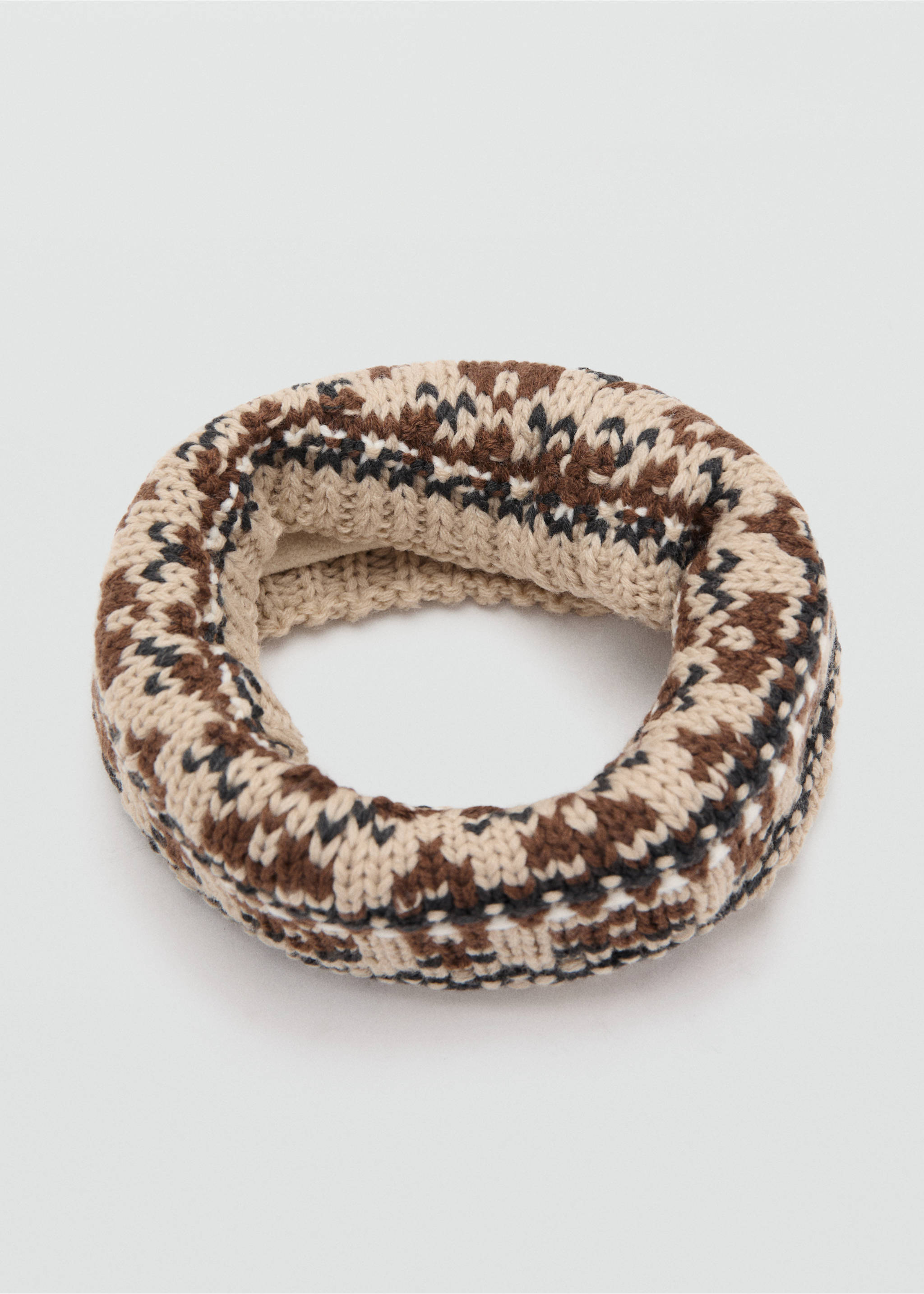 Écharpe en maille - Détail de l'article 1, Sable. Ref: 17057776-00.