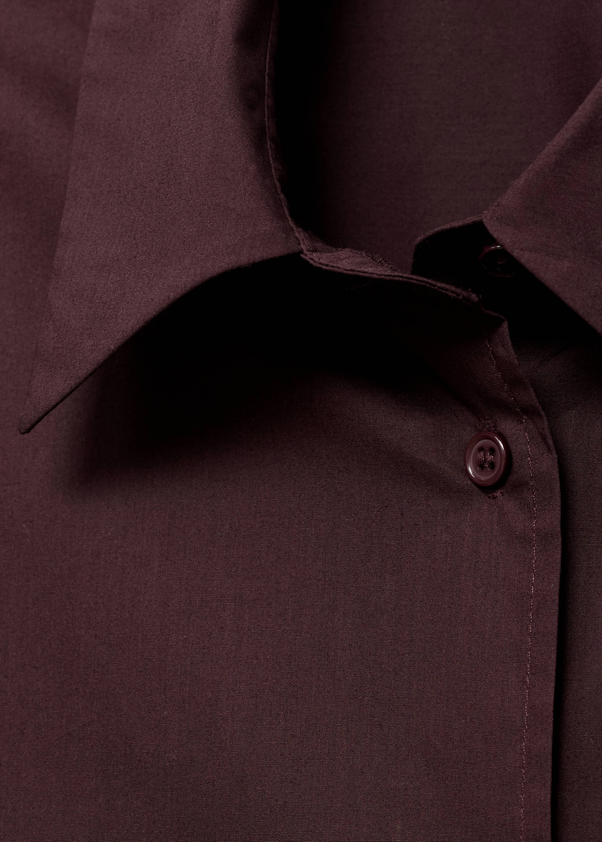 Popelínová košile oversize - Detail zboží 8