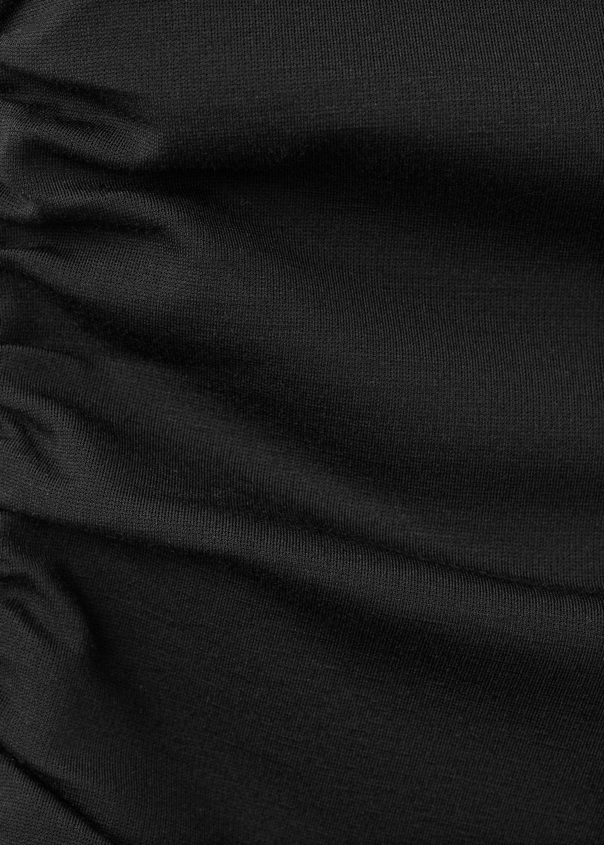 Ruched funnel-neck top - Details of the article 0