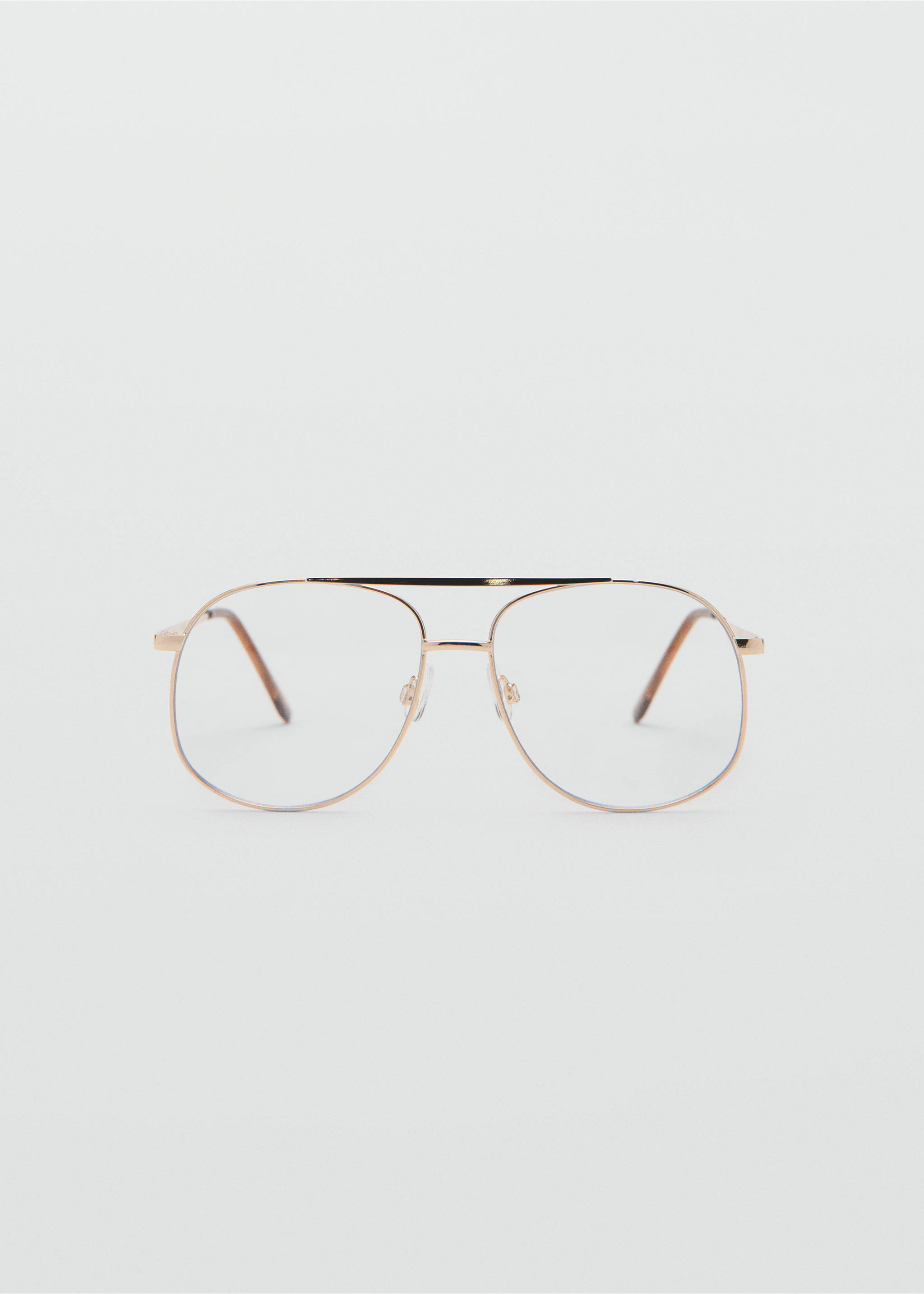 Aviator metallic frame glasses - Article without model, Gold. Ref: 17057810-00.