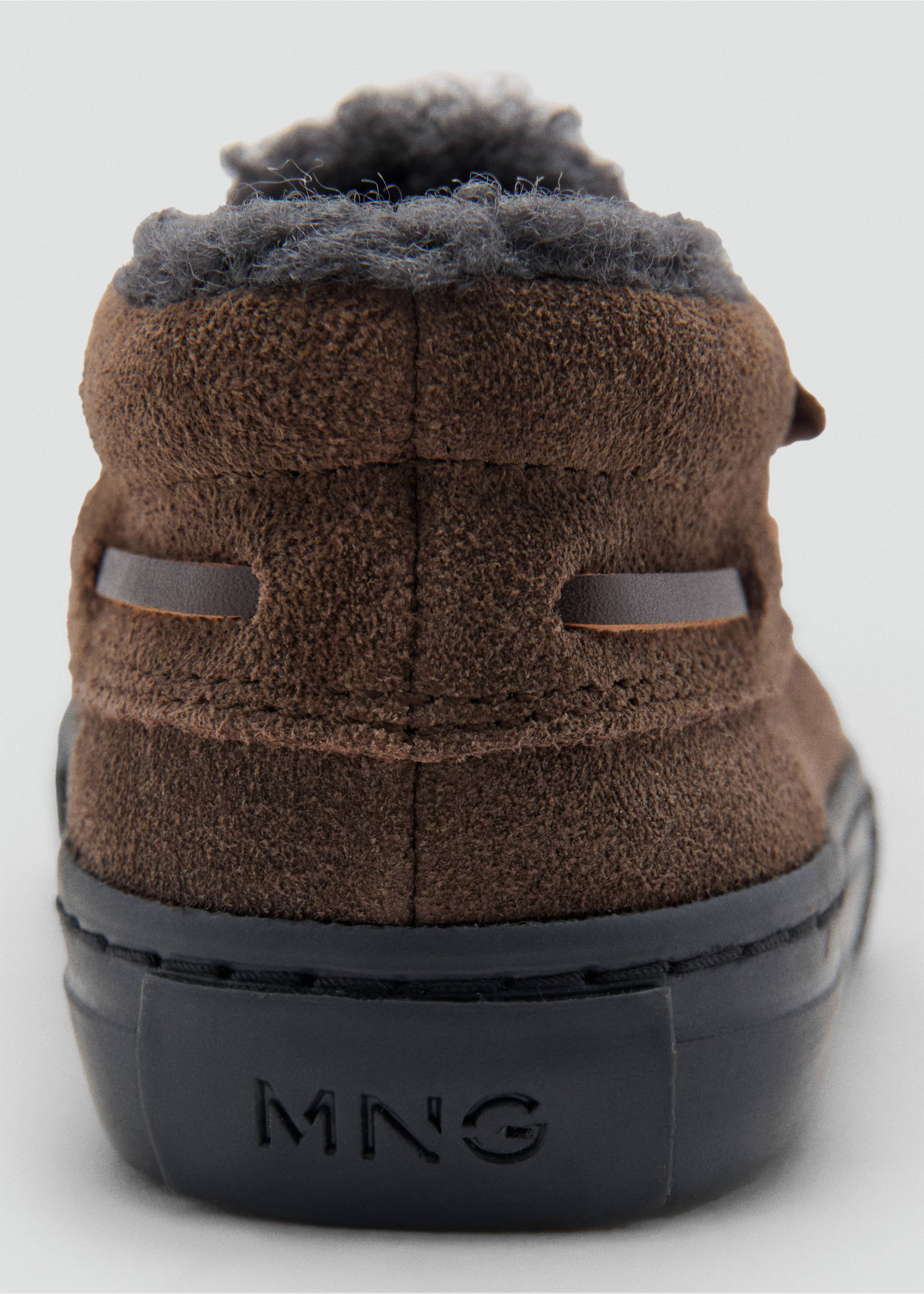 Velcro leather shoes - Details of the article 2, Brown. Ref: 17057891-00.