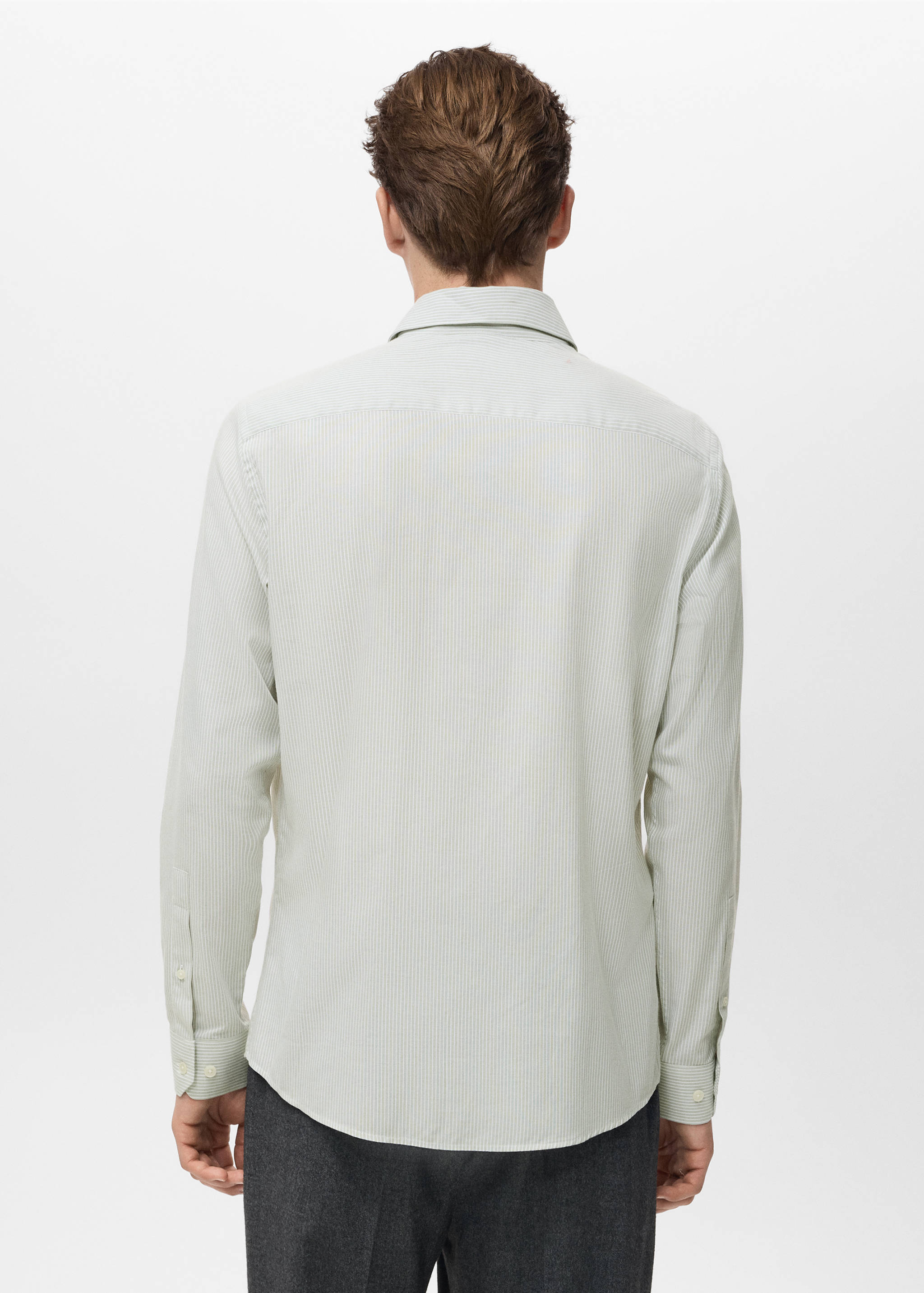 Chemise 100 % coton flanelle regular-fit - Verso de l’article