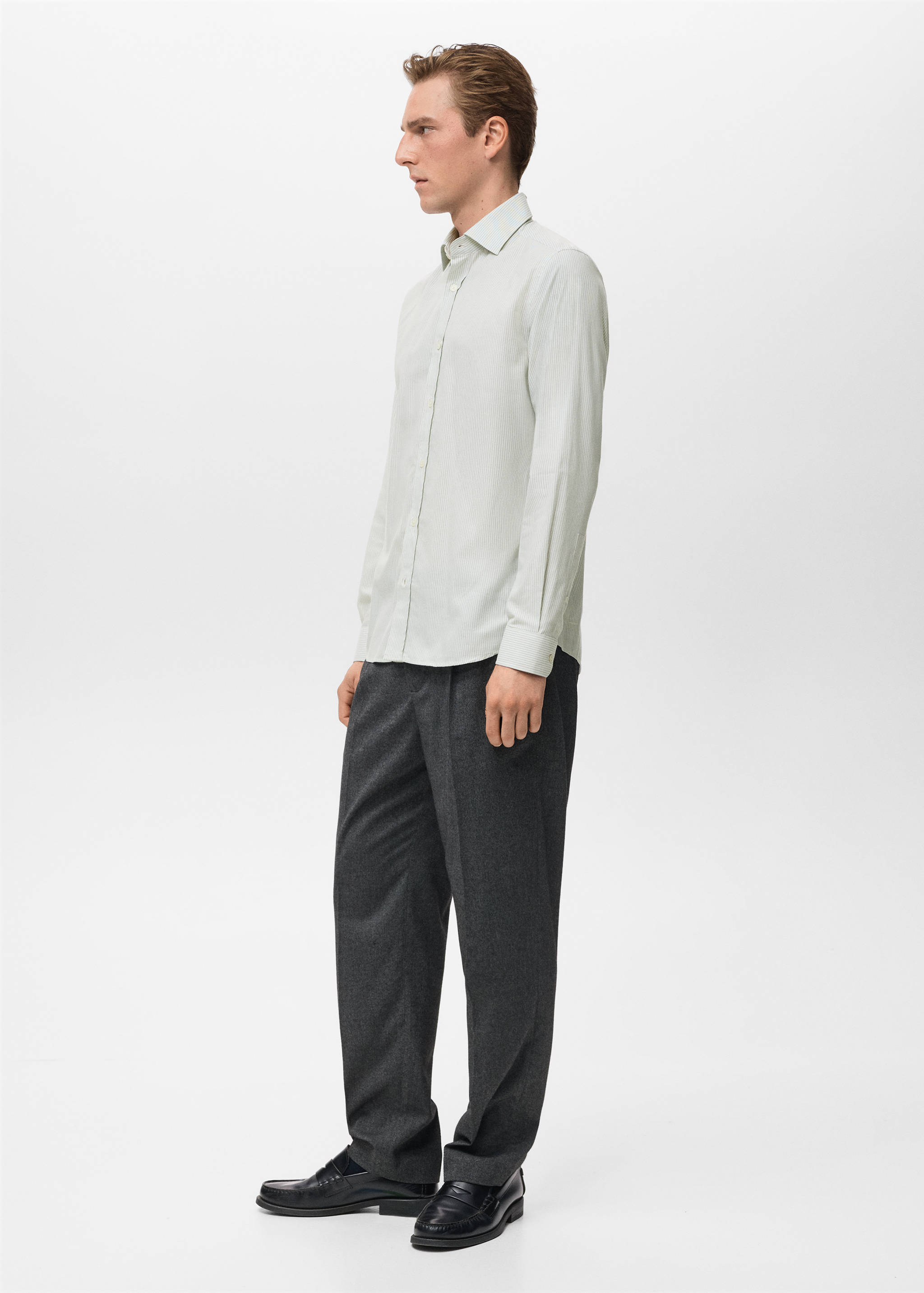 Chemise 100 % coton flanelle regular-fit - Détail de l'article 2