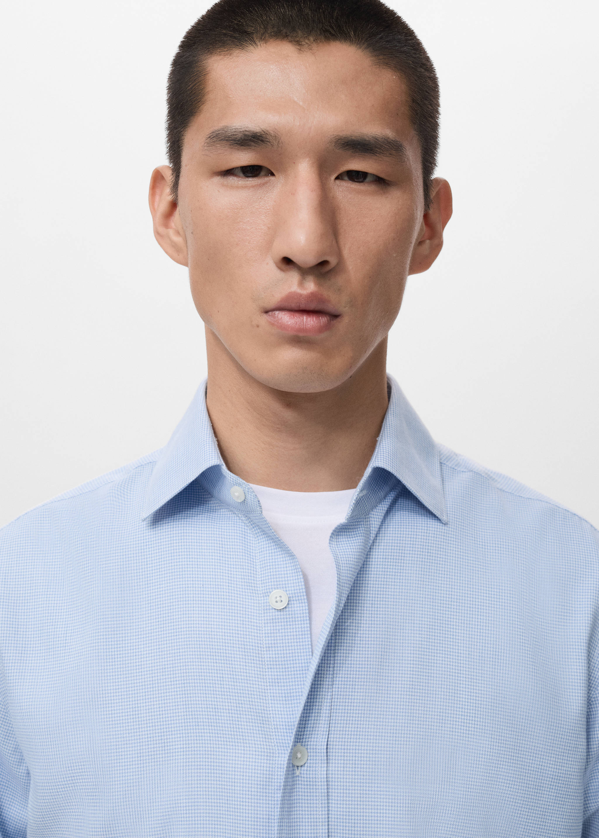 Chemise 100 % coton flanelle regular-fit - Détail de l'article 1