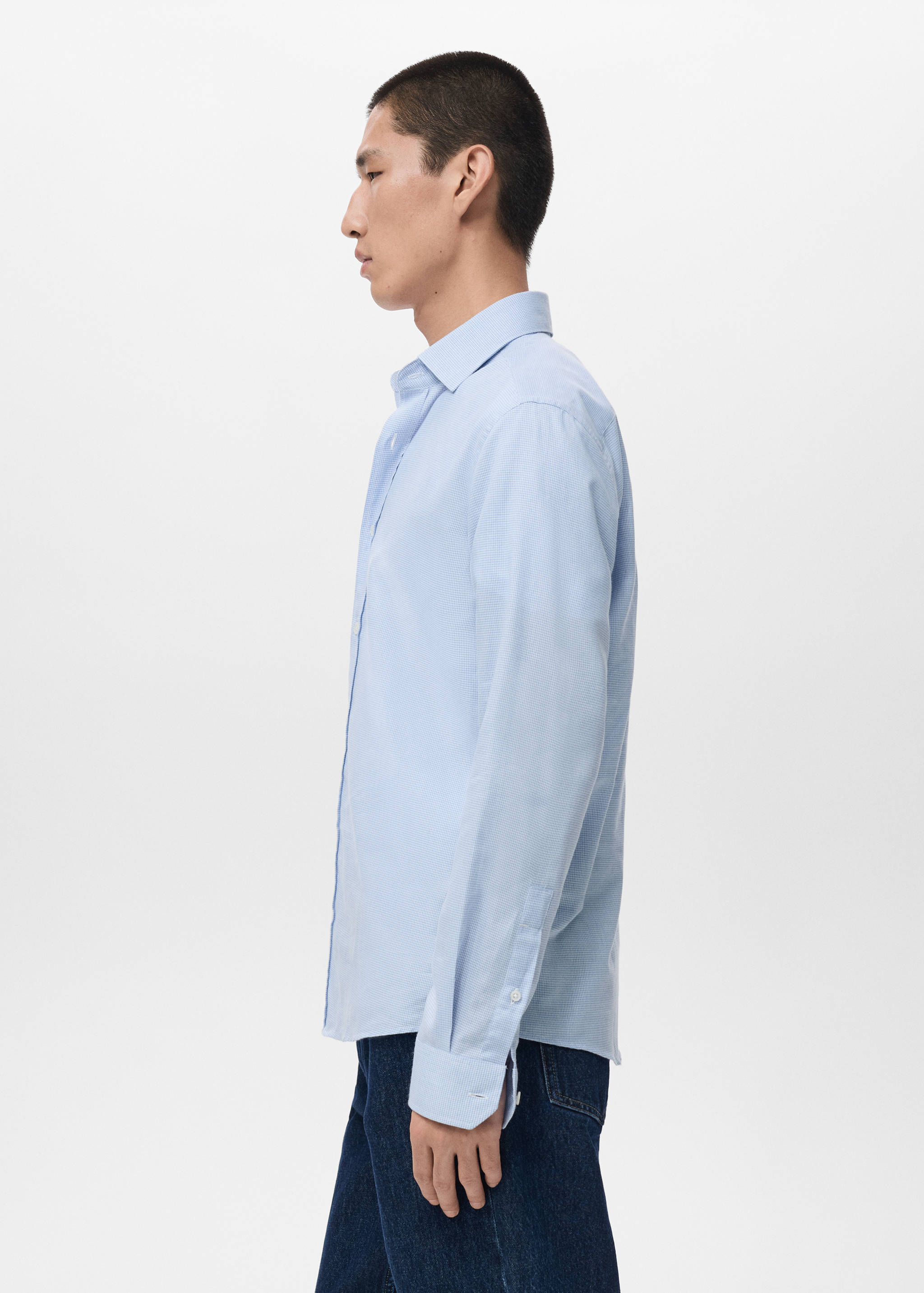 Chemise 100 % coton flanelle regular-fit - Détail de l'article 2