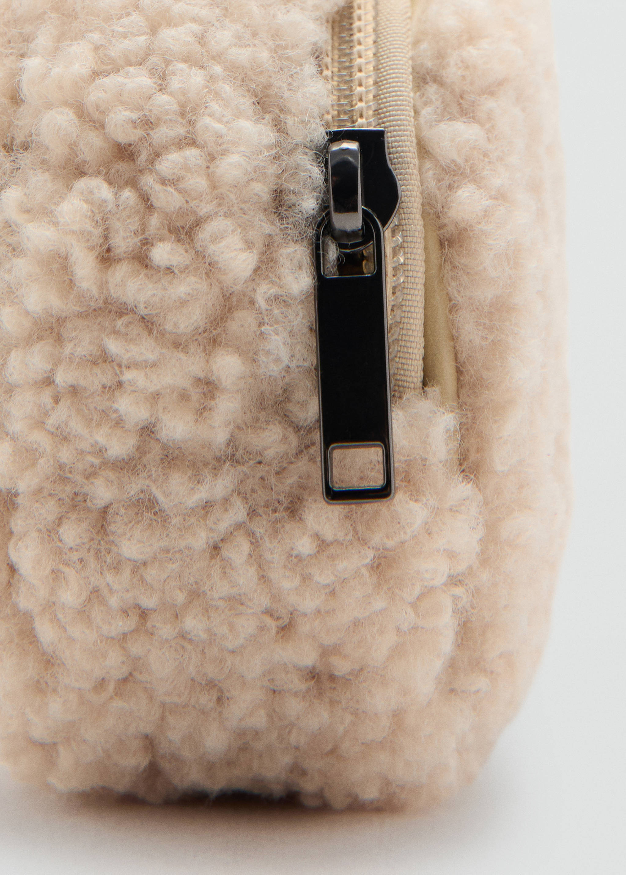 Shearling mini gadget bag - Details of the article 1