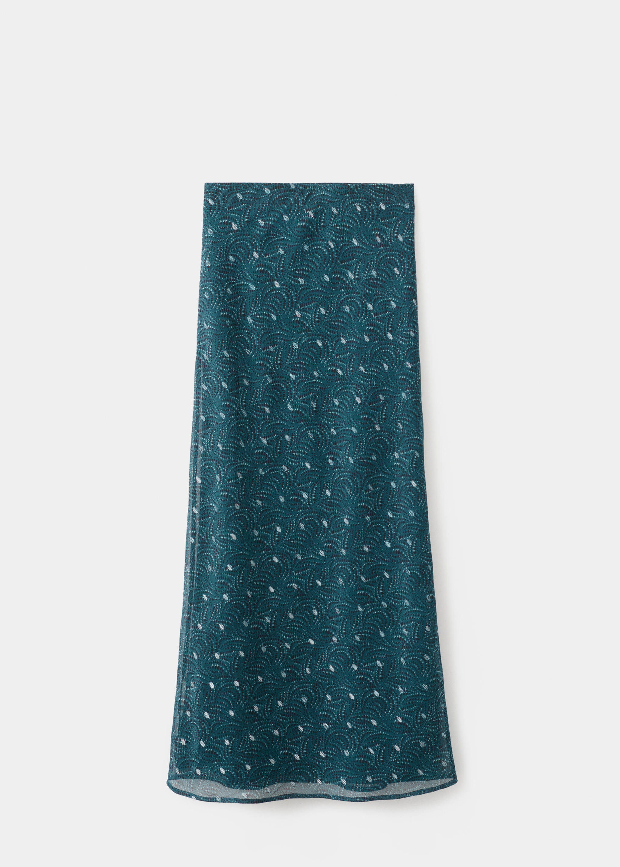 Long lurex skirt - Article without model