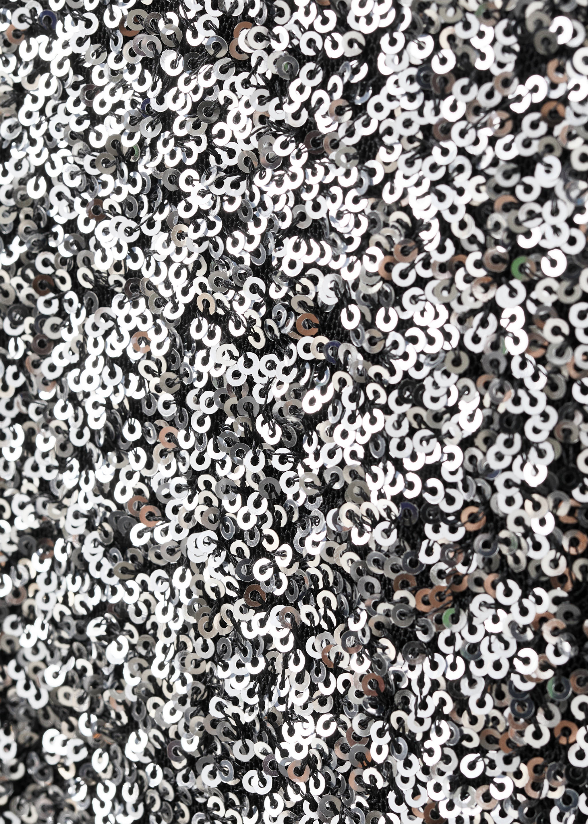 Top emmanchures américaines sequins - Détail de l'article 0, Argent. Ref: 17058274-00.