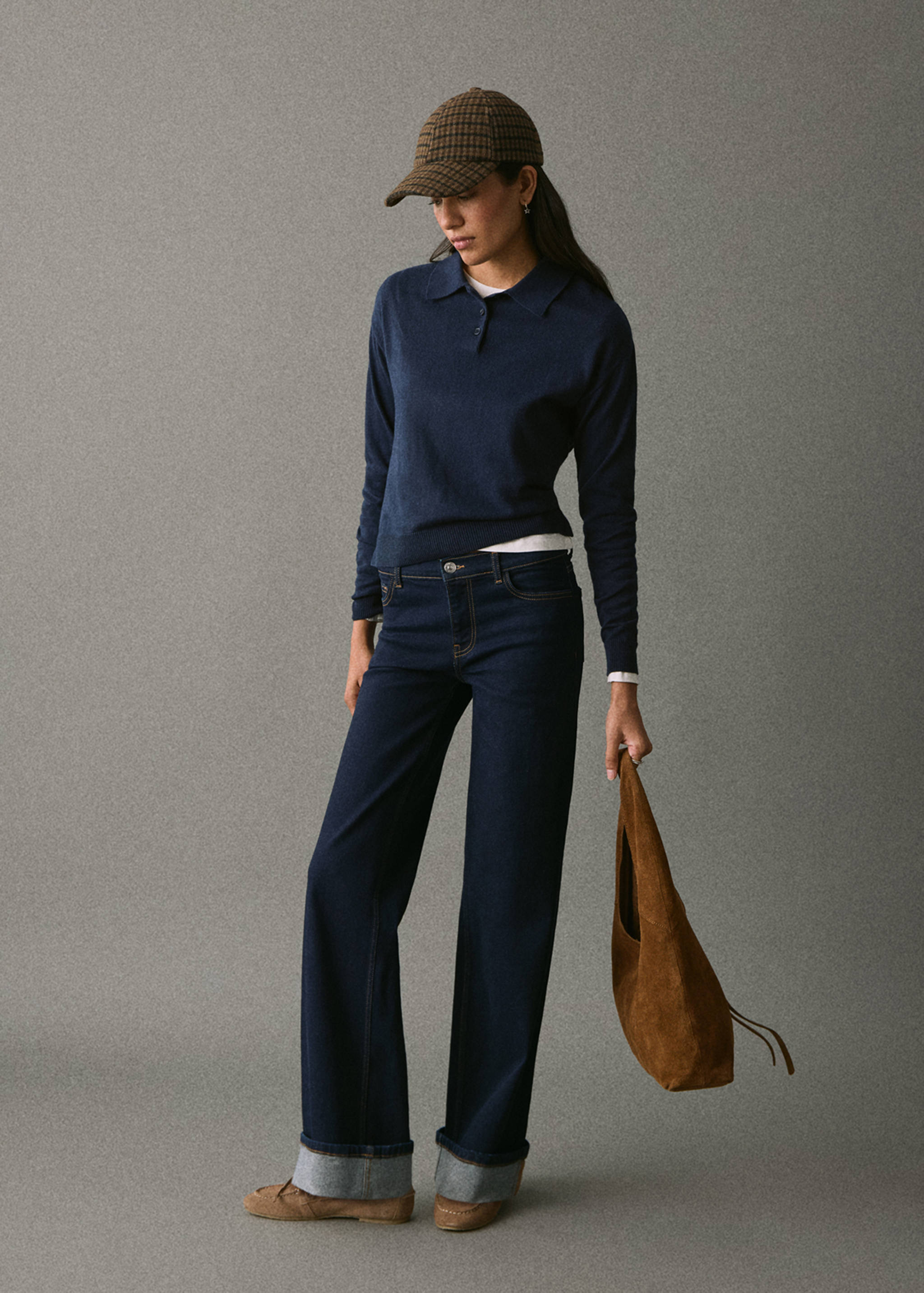 Gerade Jeans mit Umschlag - Detail des Artikels 4