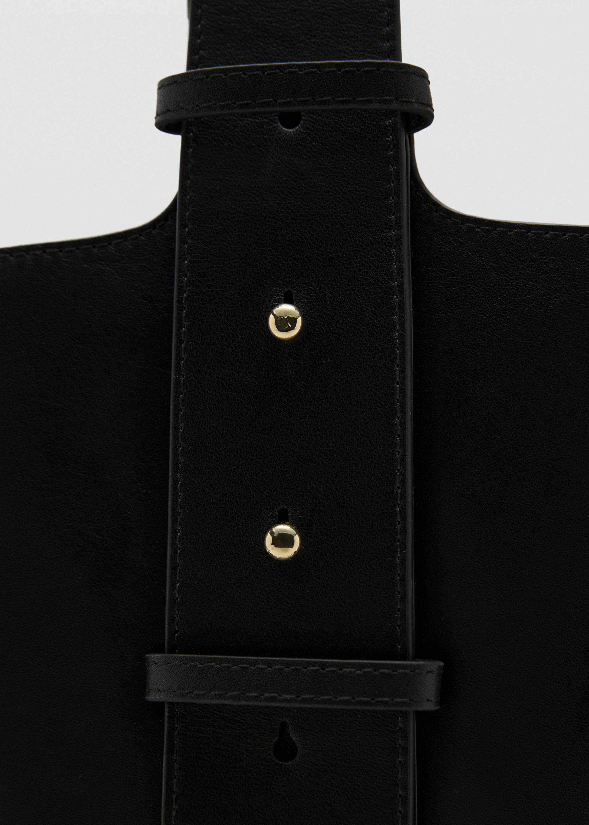 Leather bucket bag - Details of the article 1