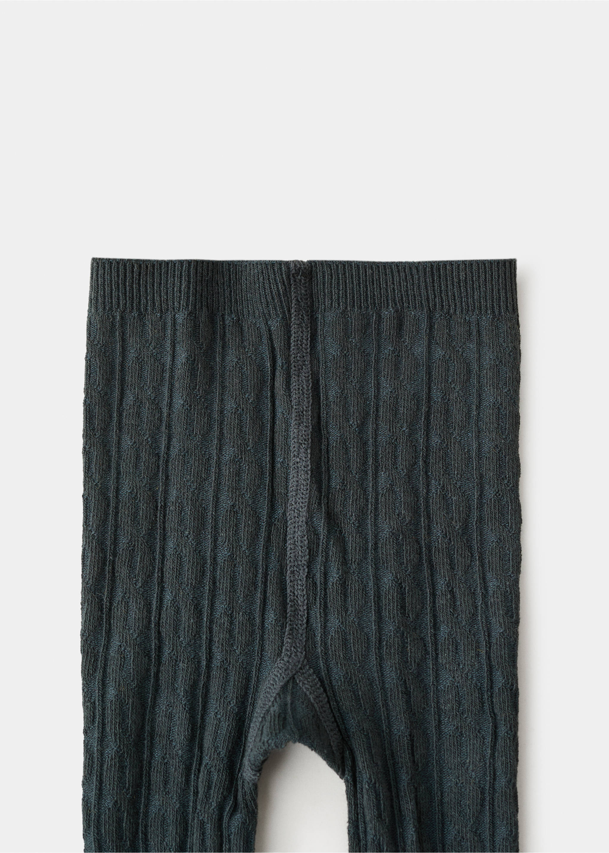 Gebreide maillot - Achterkant van het artikel, Donkergroen. Ref: 17058288-00.