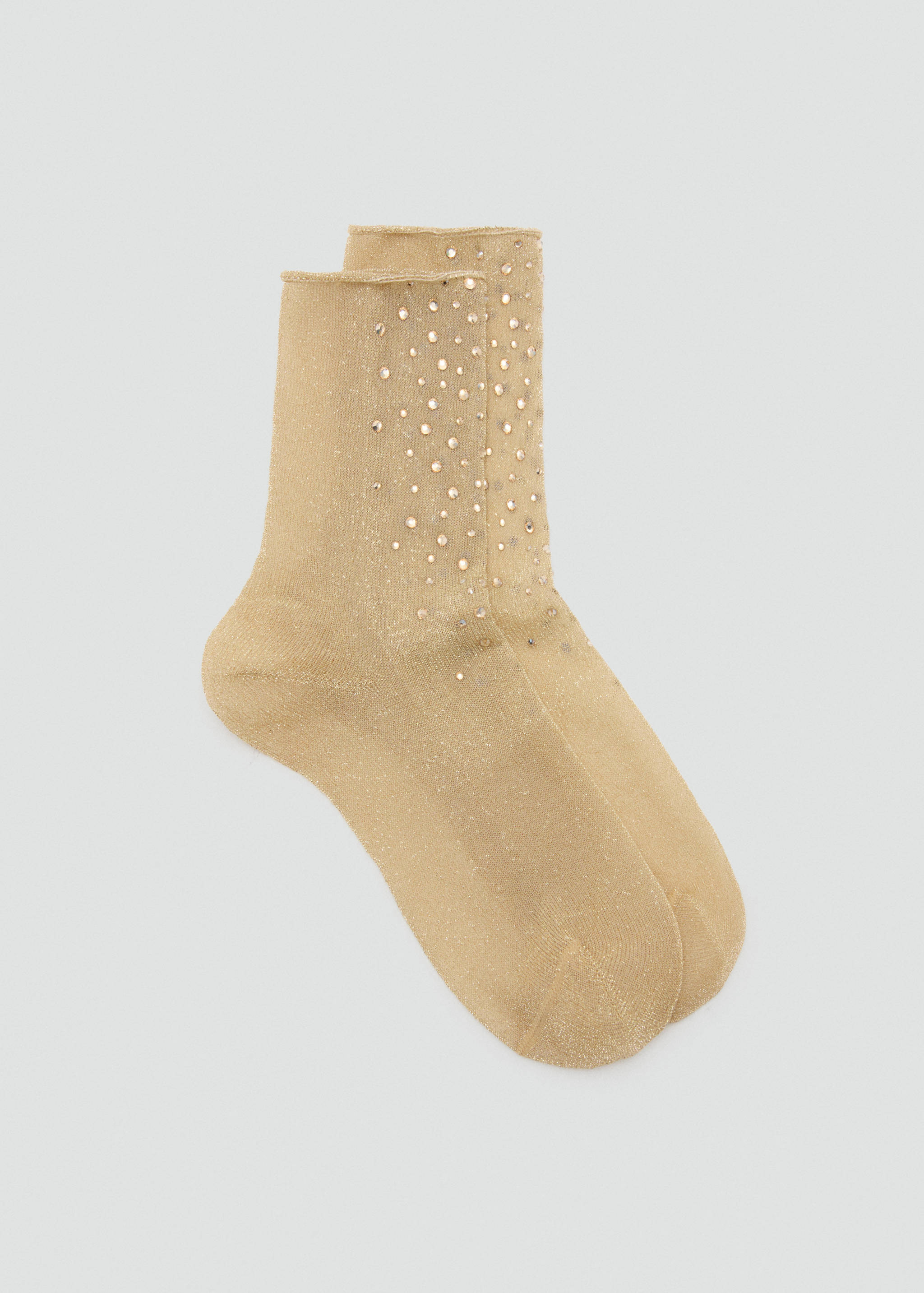 Lurex socks with rhinestones - Article without model