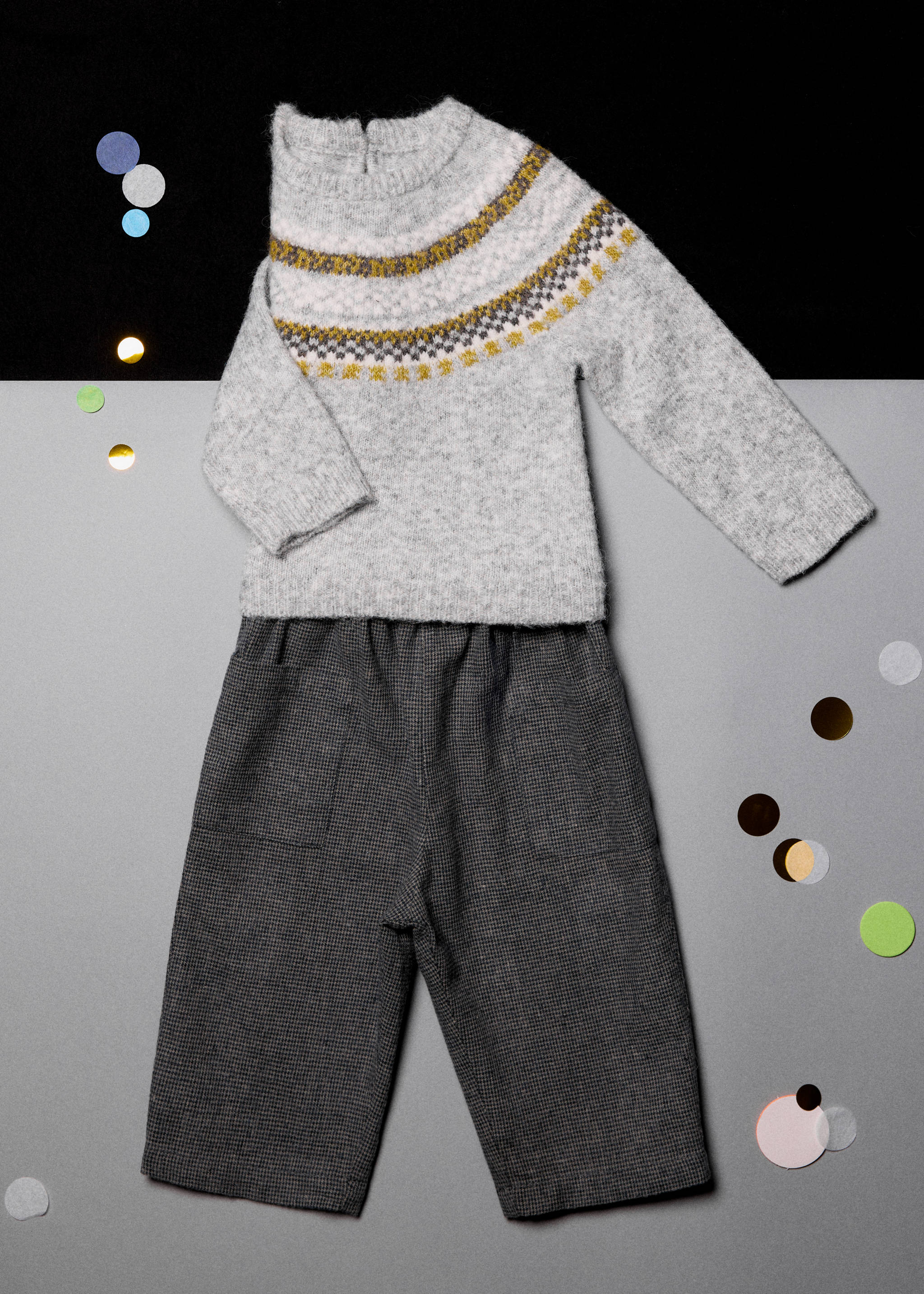 Jacquard knitted sweater - Details of the article 3