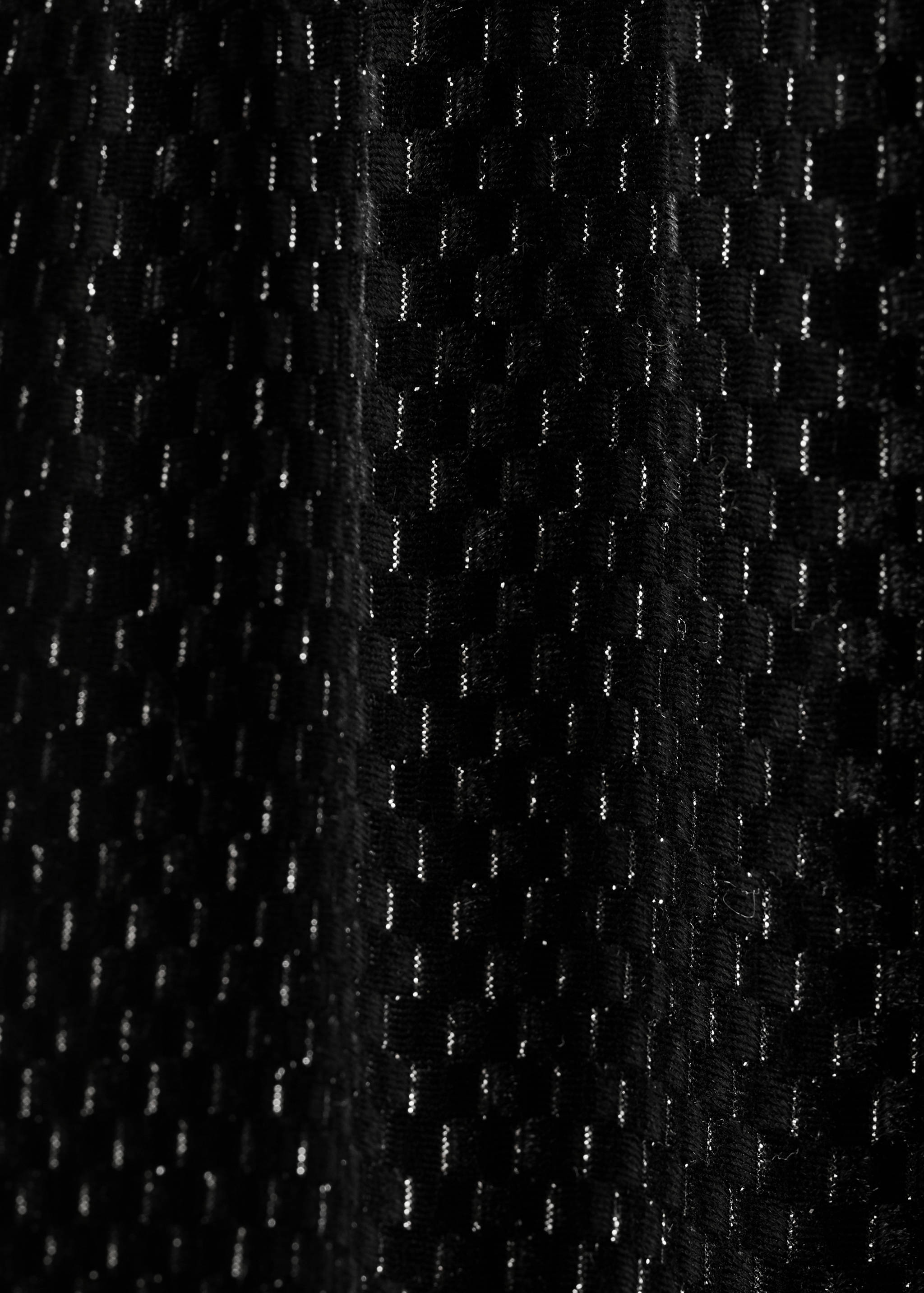 Lurex velvet trousers - Details of the article 0