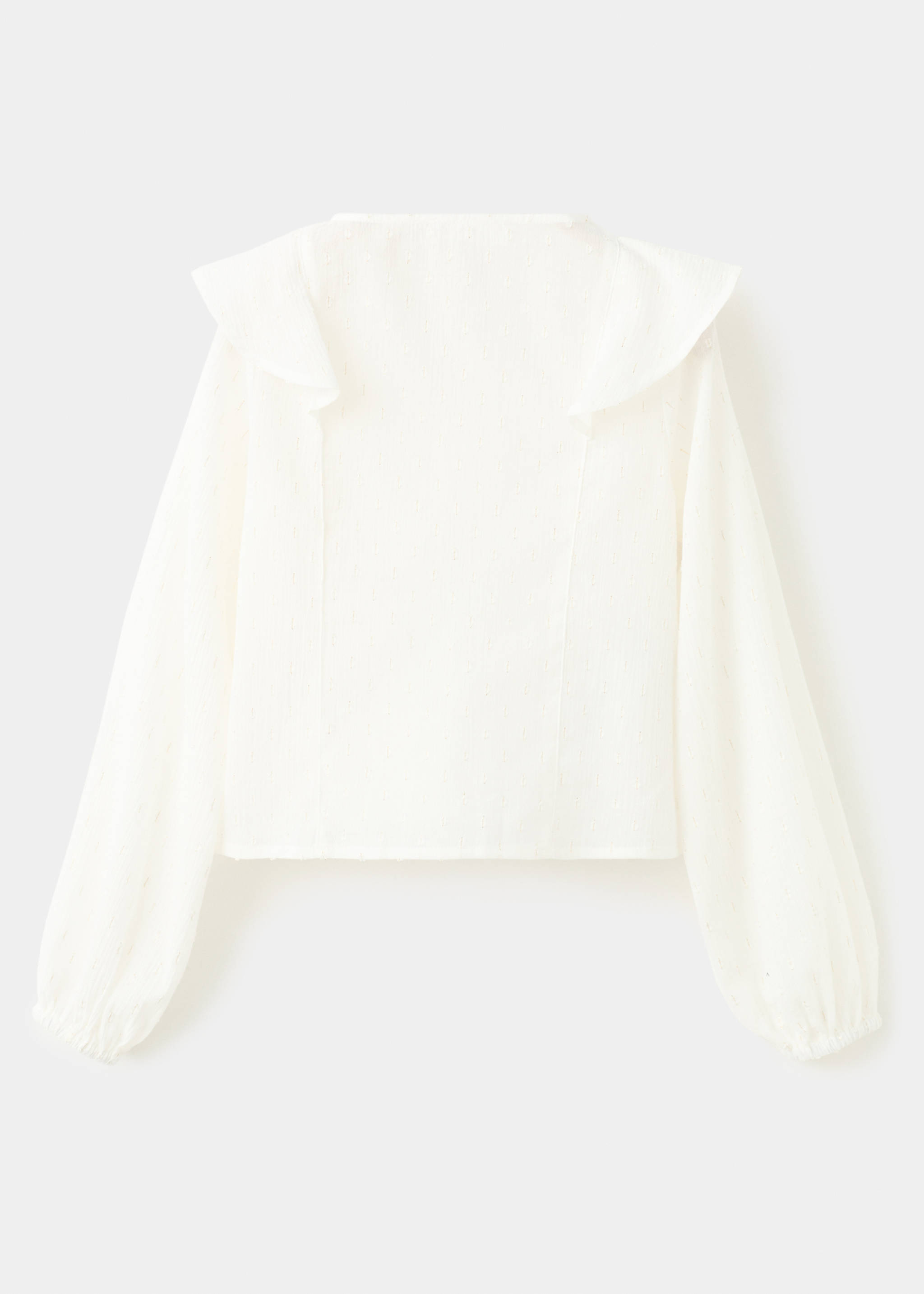 Blouse Lurex volants - Verso de l’article