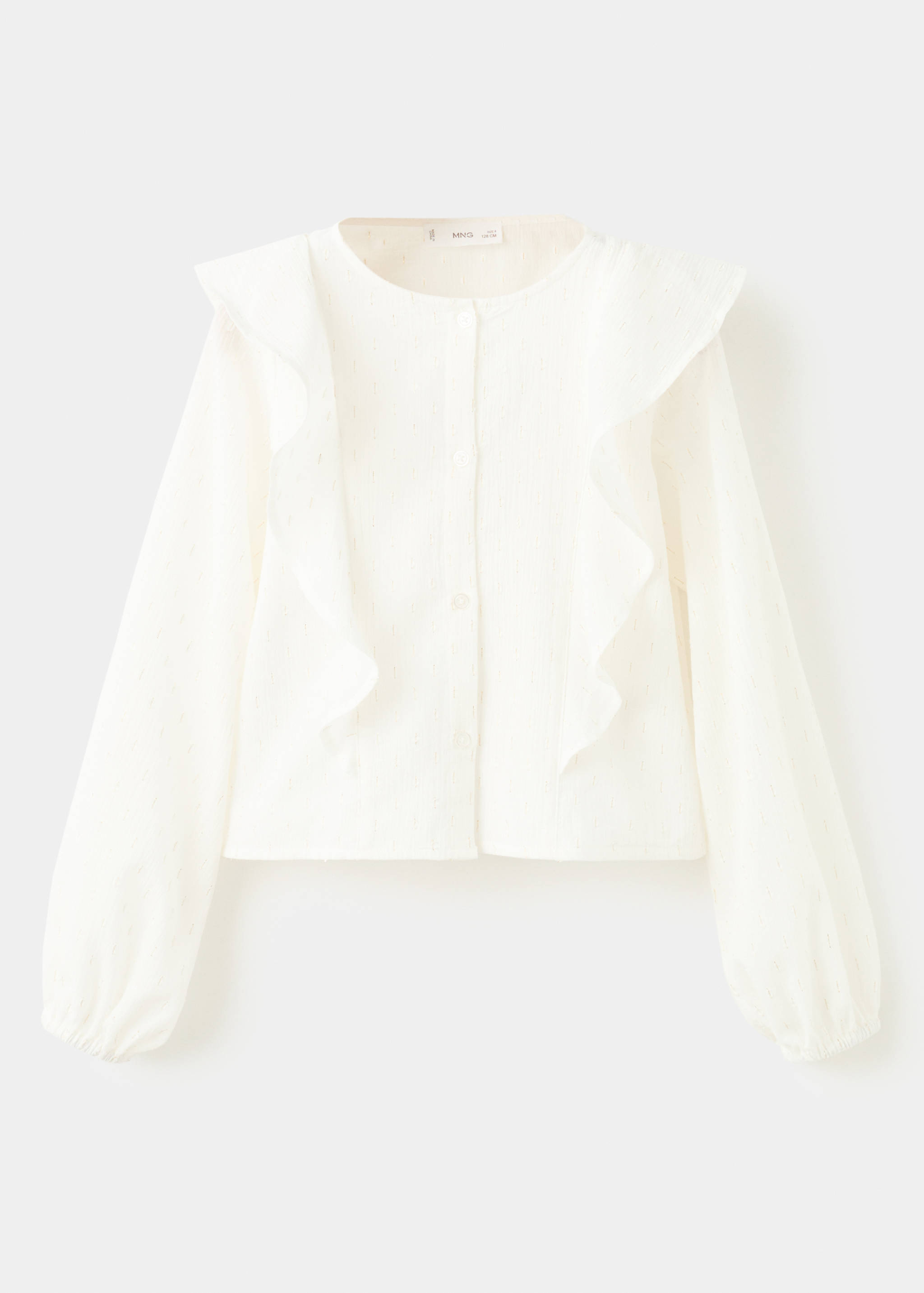 Blouse Lurex volants - Article sans modèle