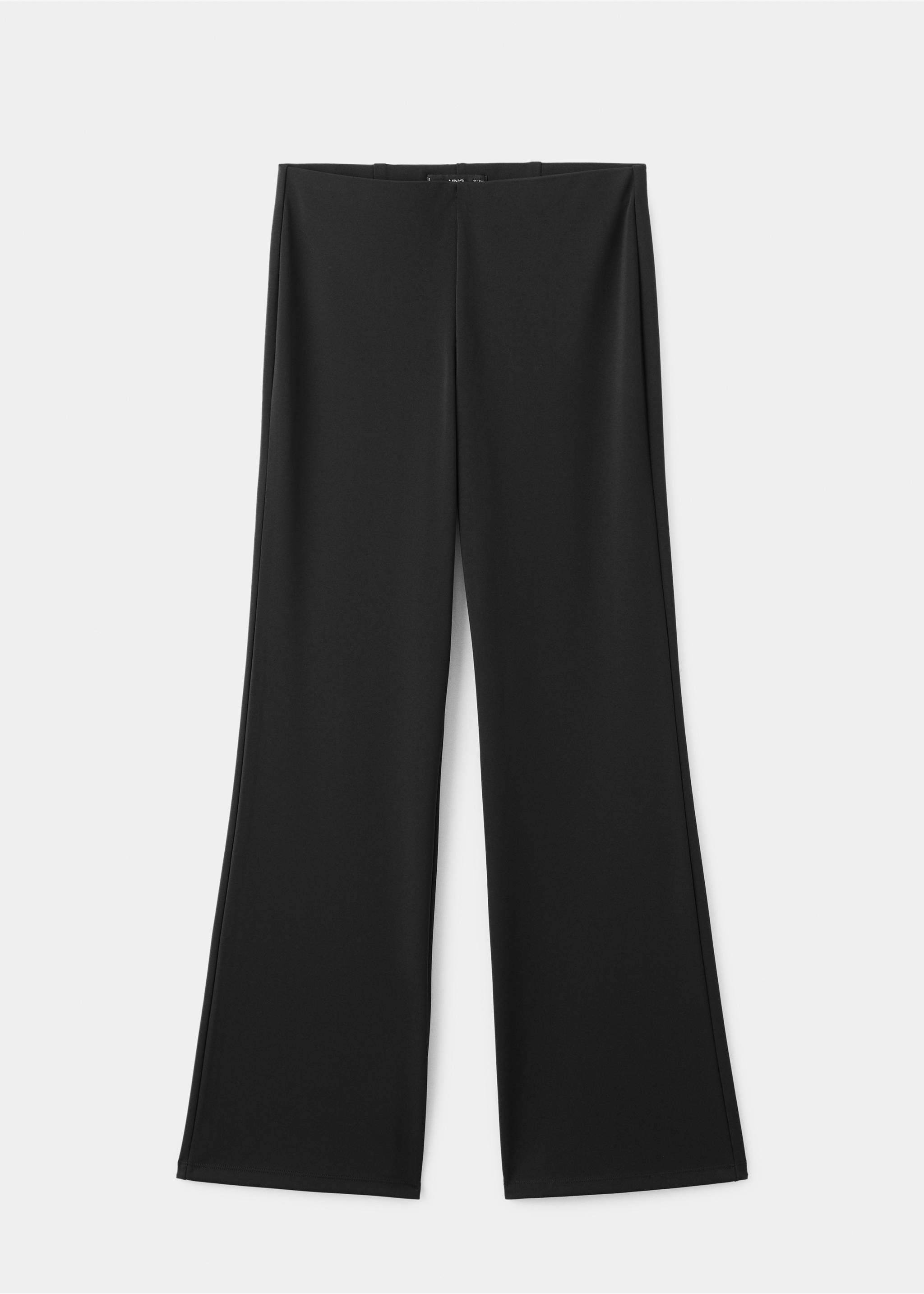 Pantalons punt fi cintura elàstica - Article sense model, Negre. Ref: 17059109-00.