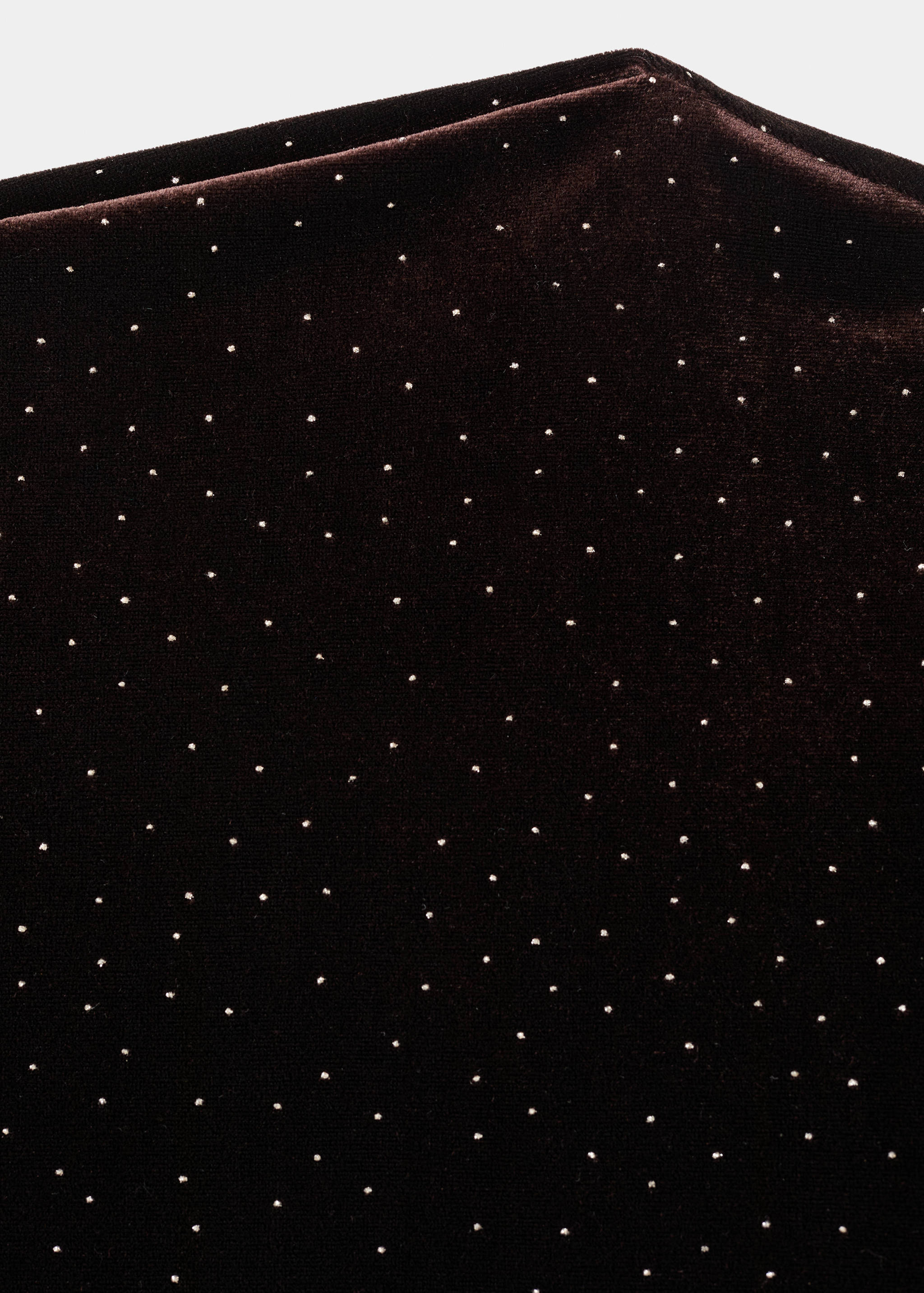 Camiseta terciopelo brillos asimétrica - Detalle del artículo 8