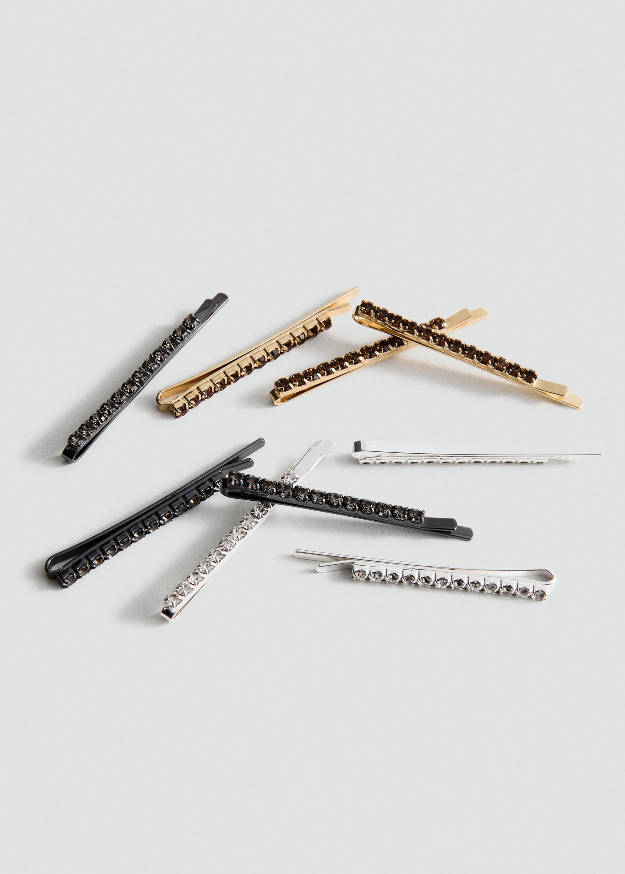 Combined hair pin set - Medium plane