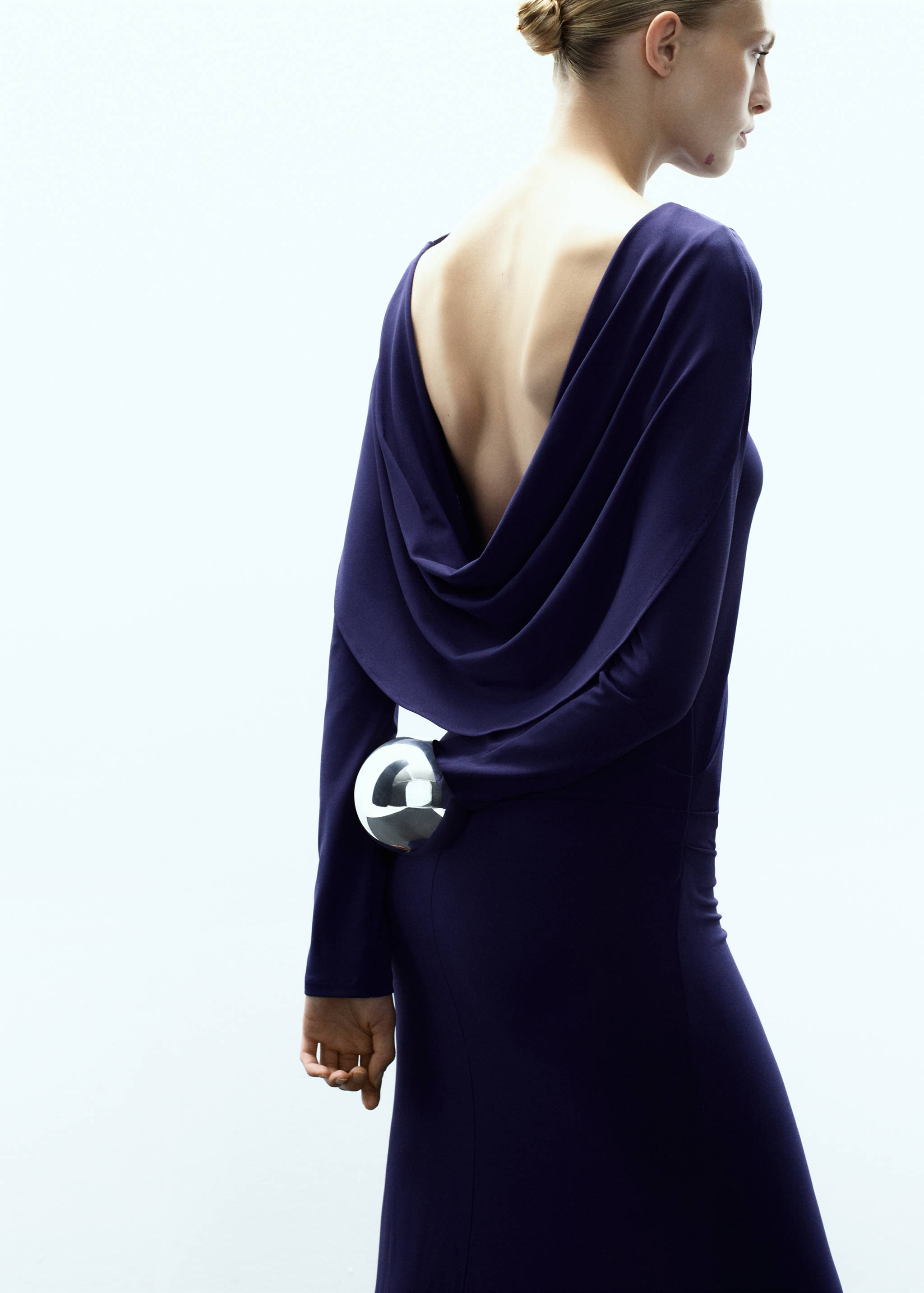 knit open back dress Ribbed knit dress with open back Buy from e-shop