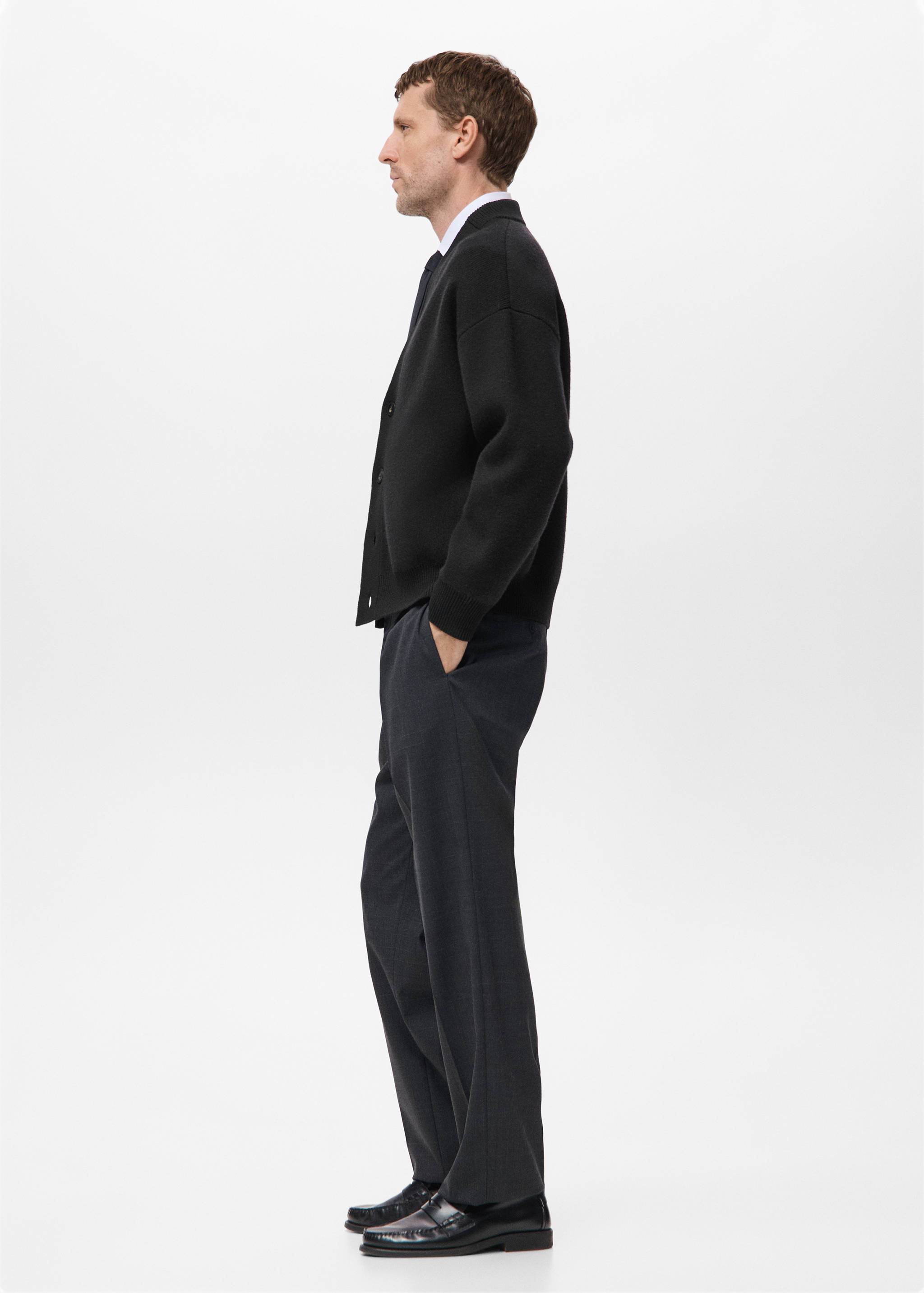 Gebreid relaxed-fit vest - Detail van het artikel 2