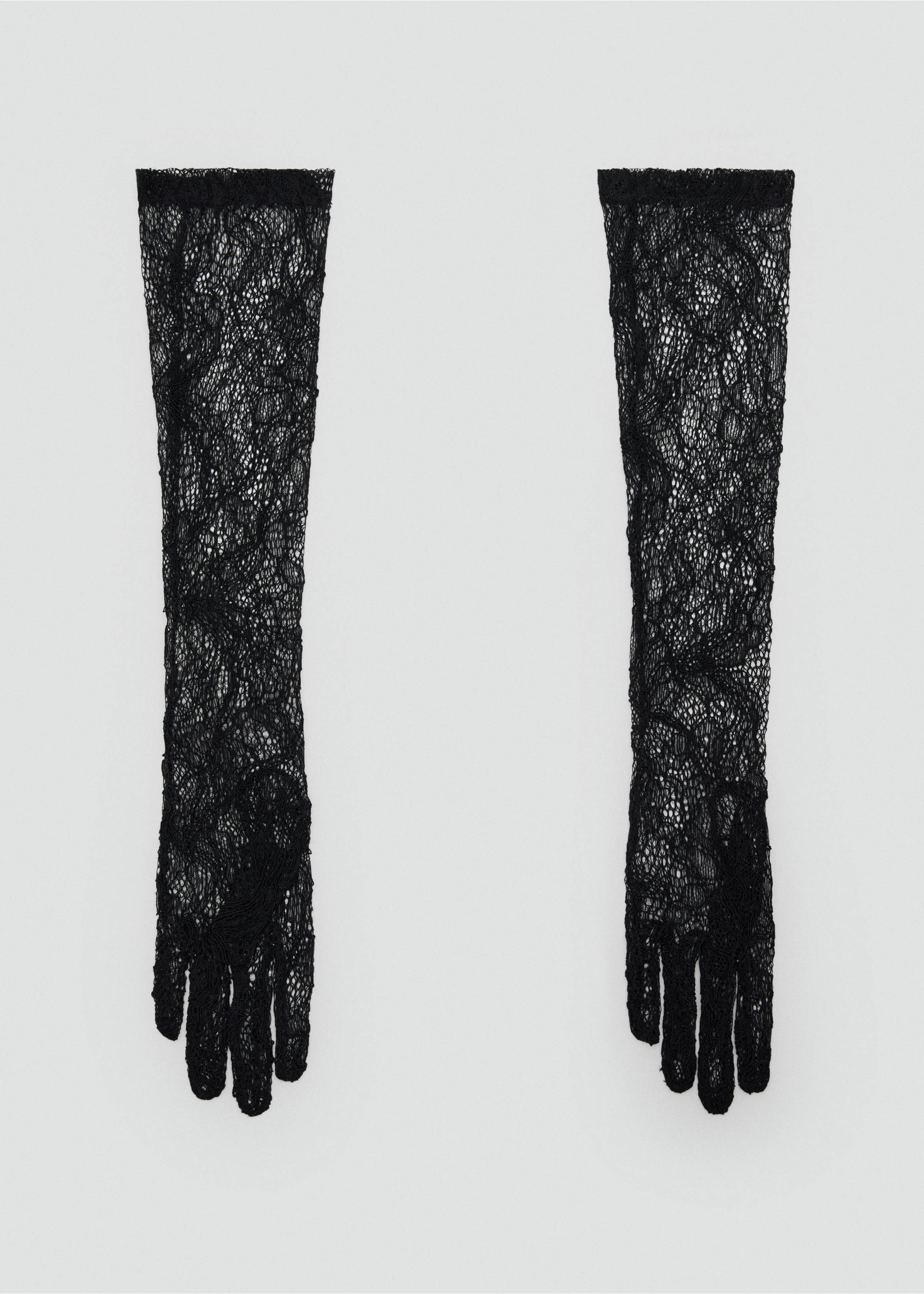Guantes largos encaje - Artículo sin modelo, Negro. Ref: 17059406-00.