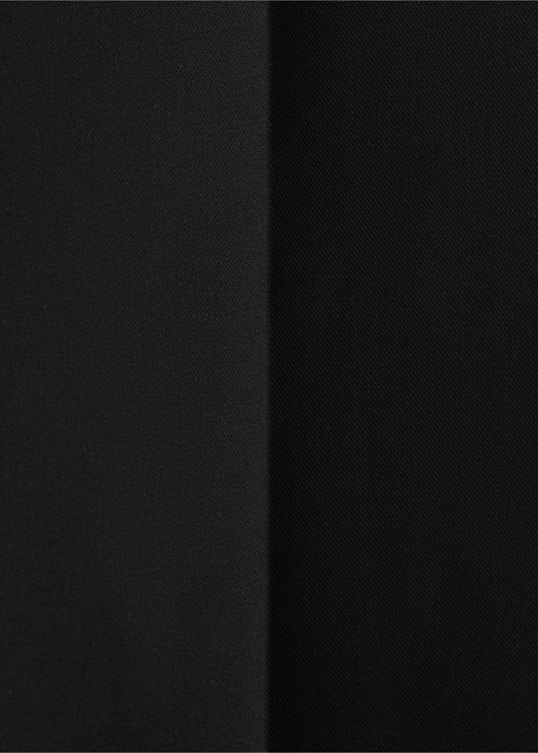 Flared trousers with belt - Details of the article 0, Black. Ref: 17059605-00.