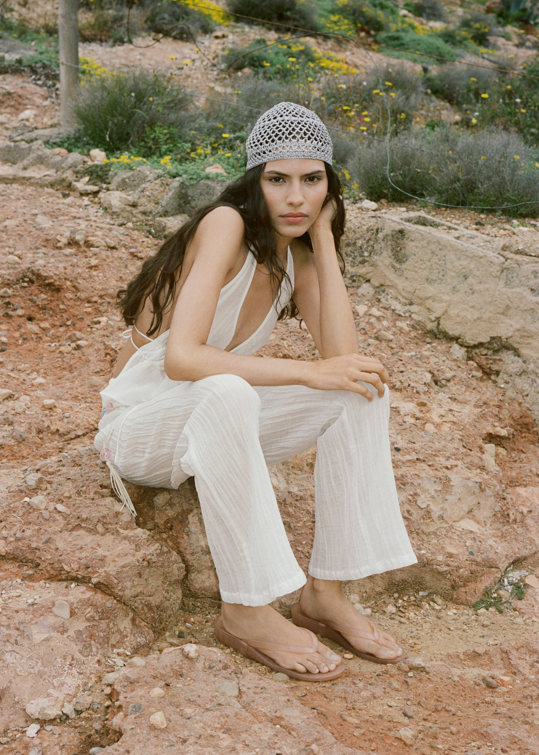 Crochet muts - Overzichtstekening