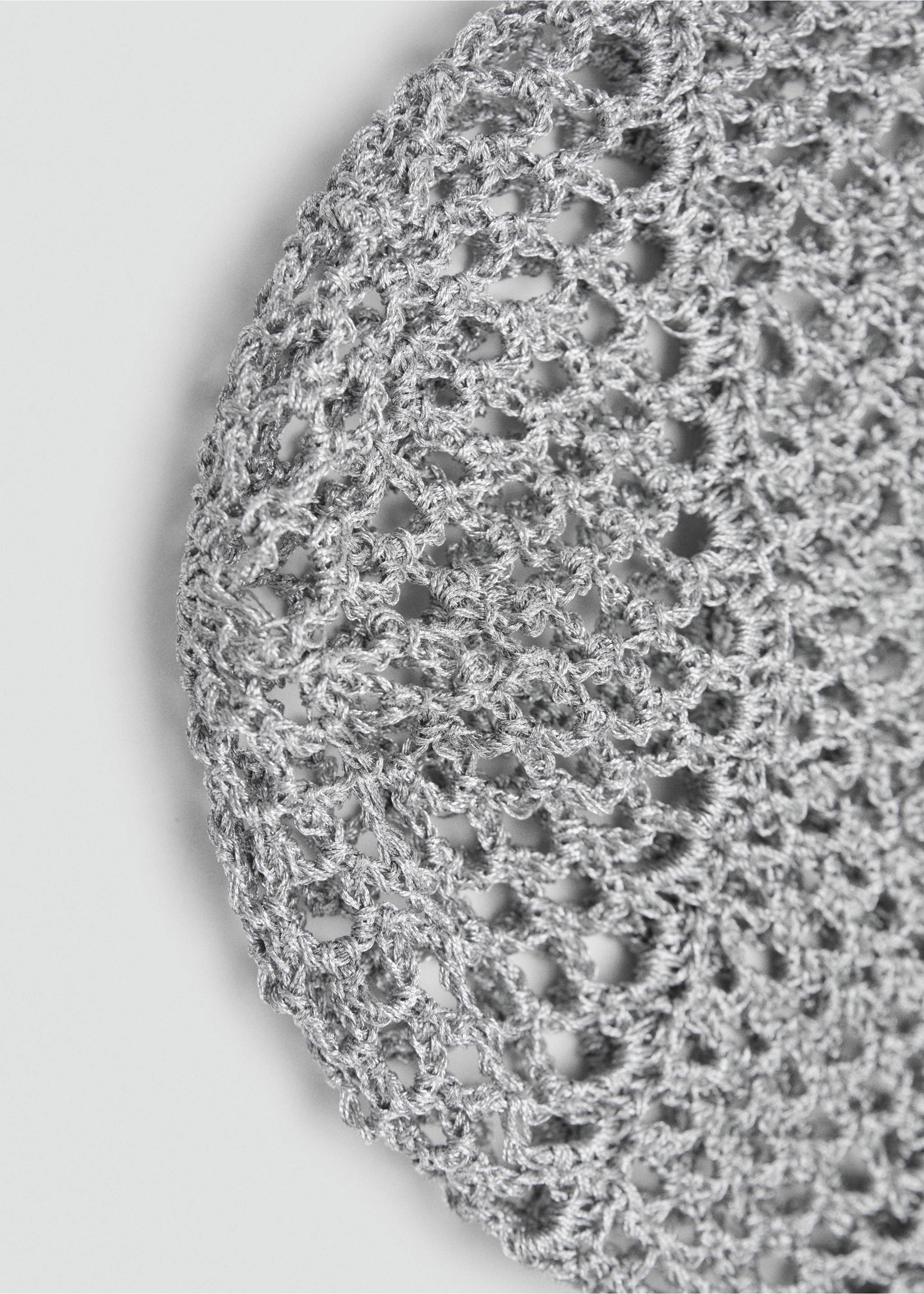 Crochet muts - Detail van het artikel 1, Grijs. Ref: 17061127-00.