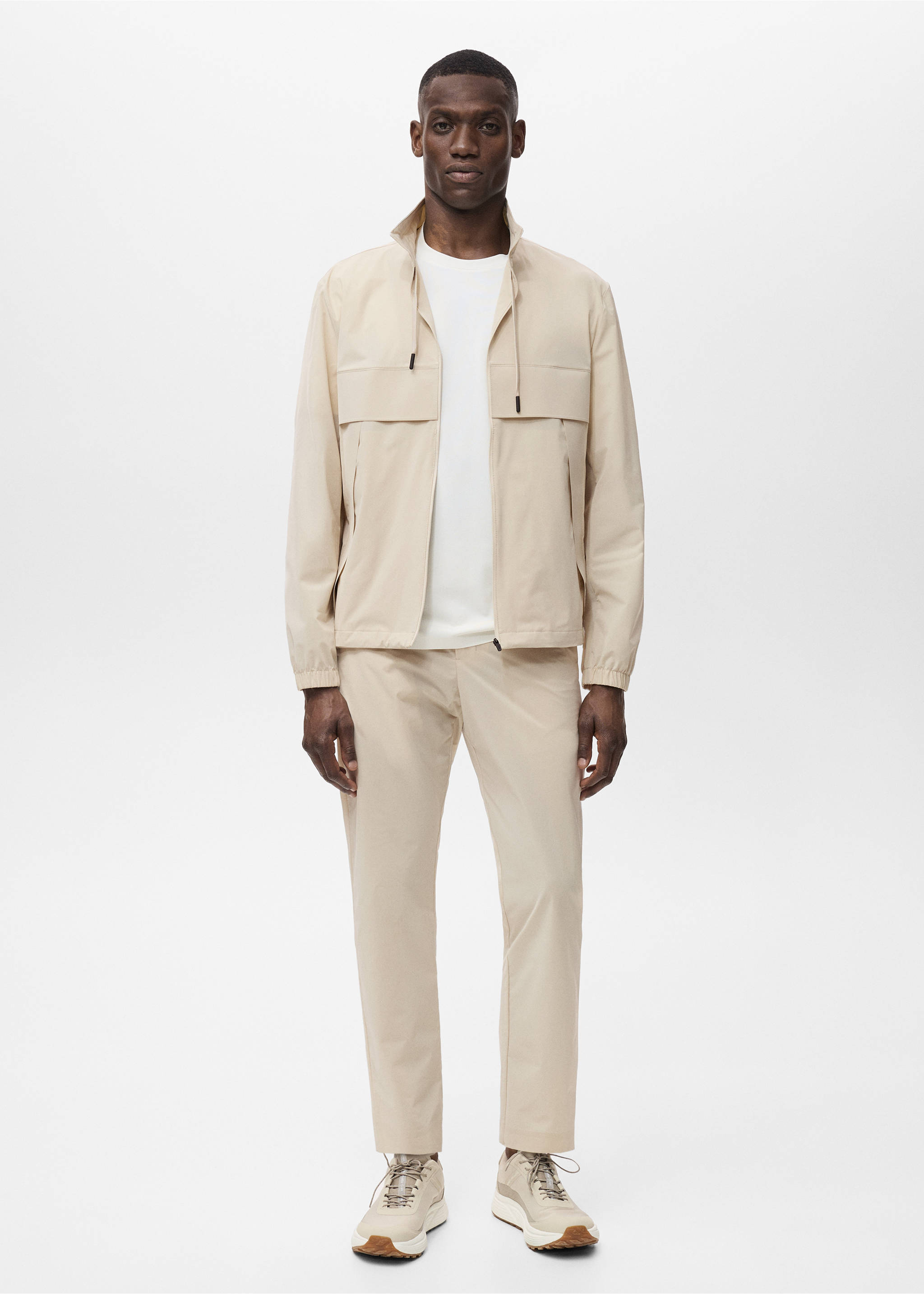 Bunda water repelent COOLMAX® - Celkový náhled, Béžová. Ref: 17061129-00.