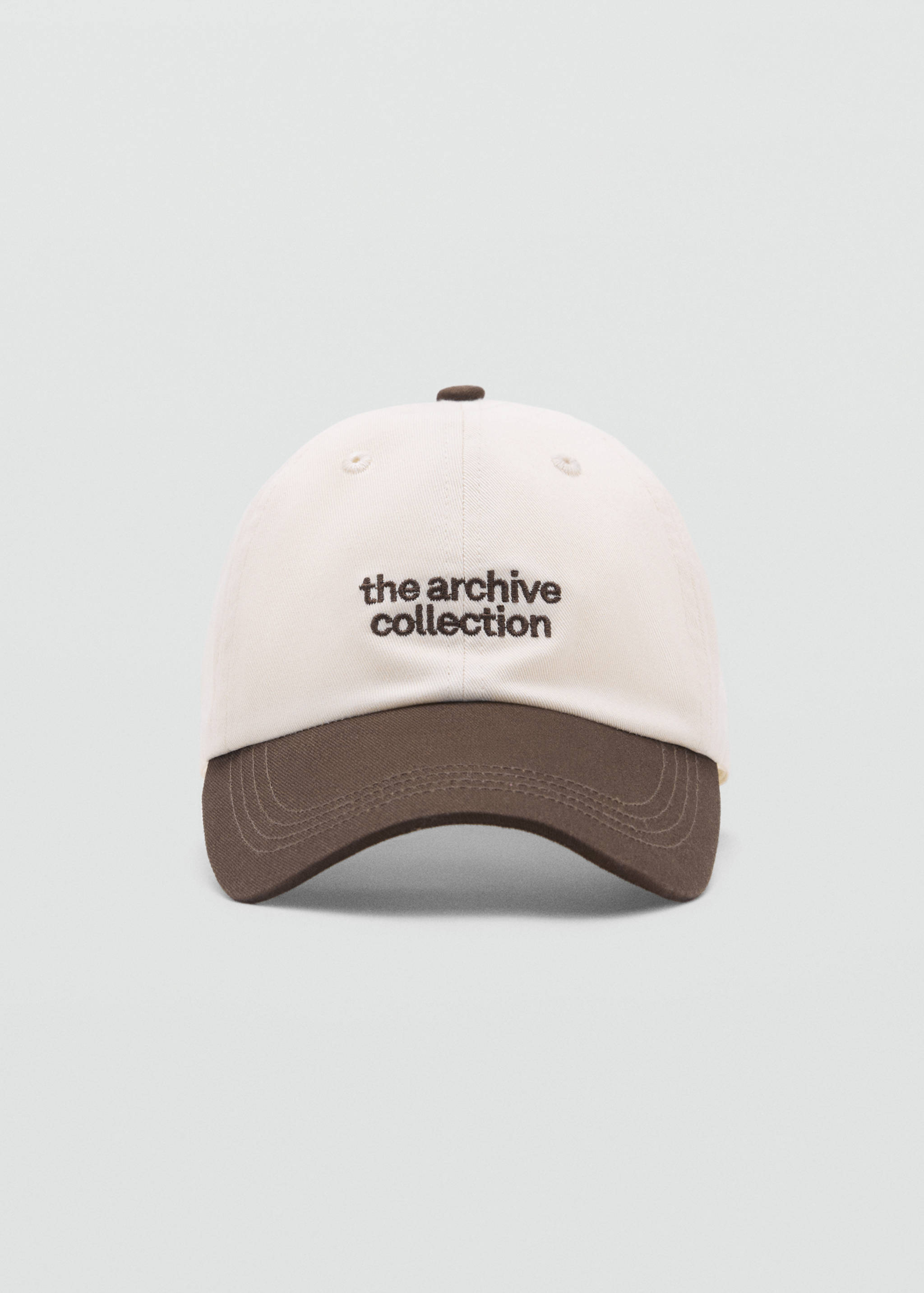 Embroidered message cap - Medium plane