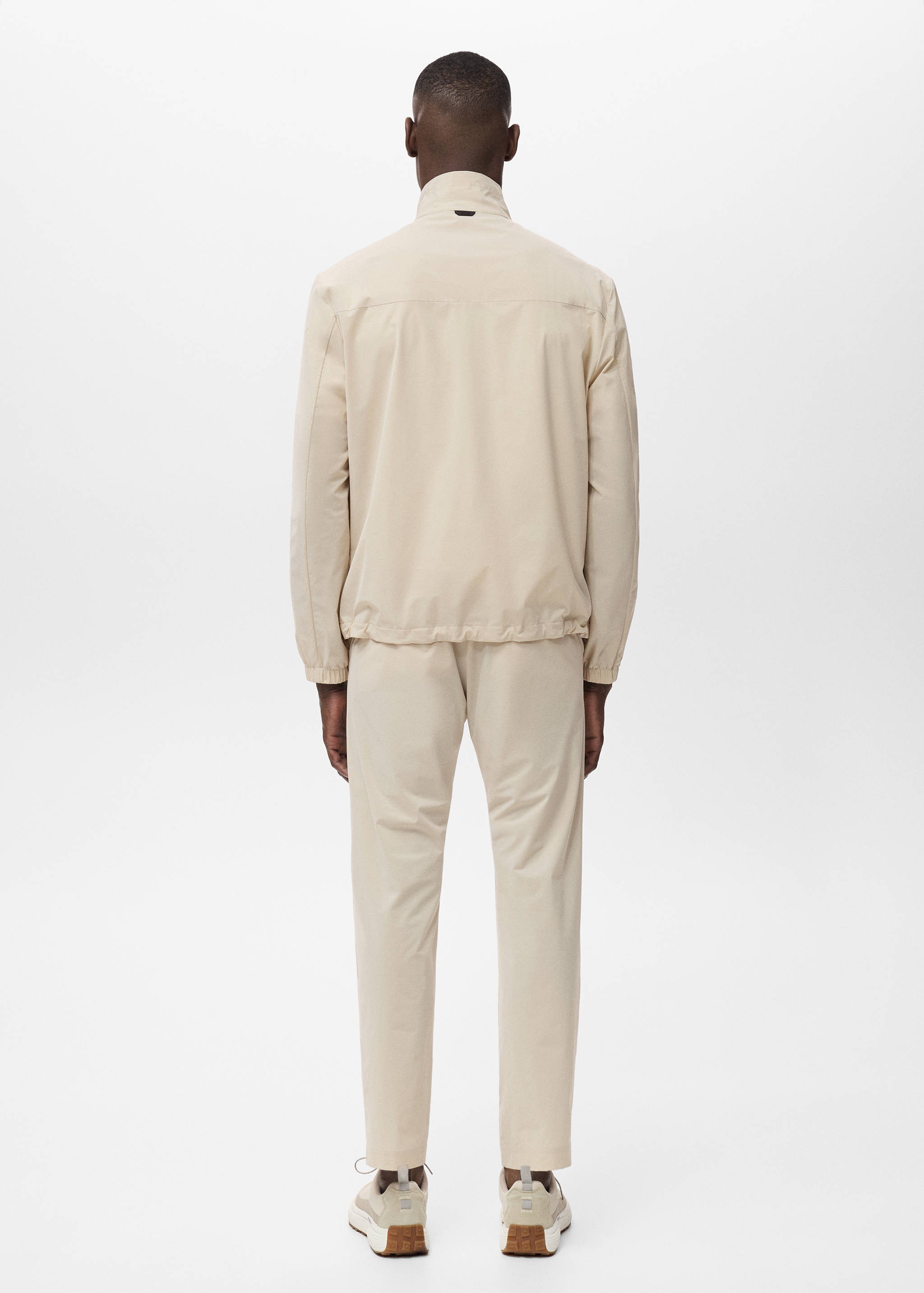 Slim fit water-repellent trousers - Reverse of the article