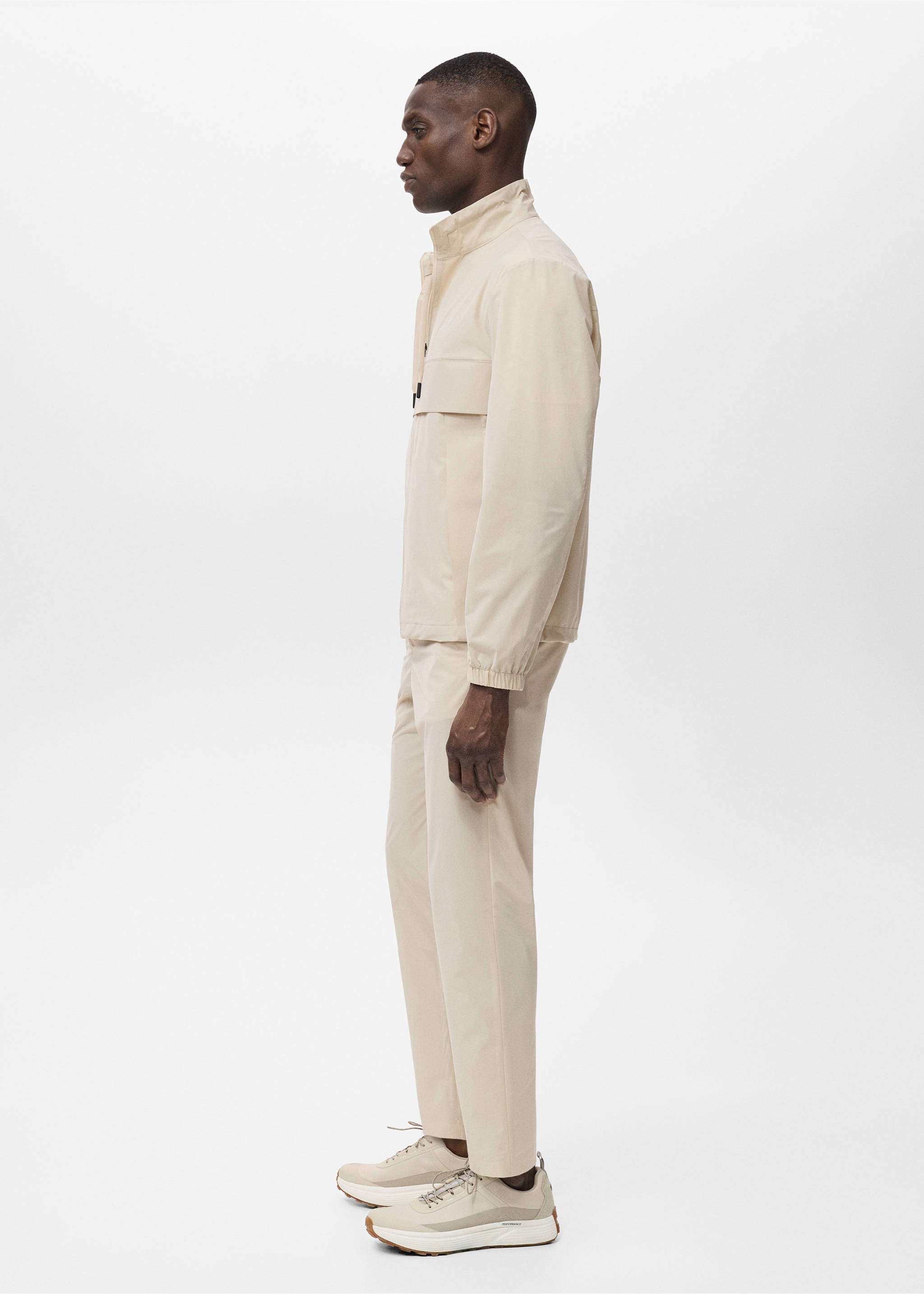 Pantaloni slim fit water-repellent - Detaliu al articolului 2, Bej foarte deschis. Ref: 17061137-00.