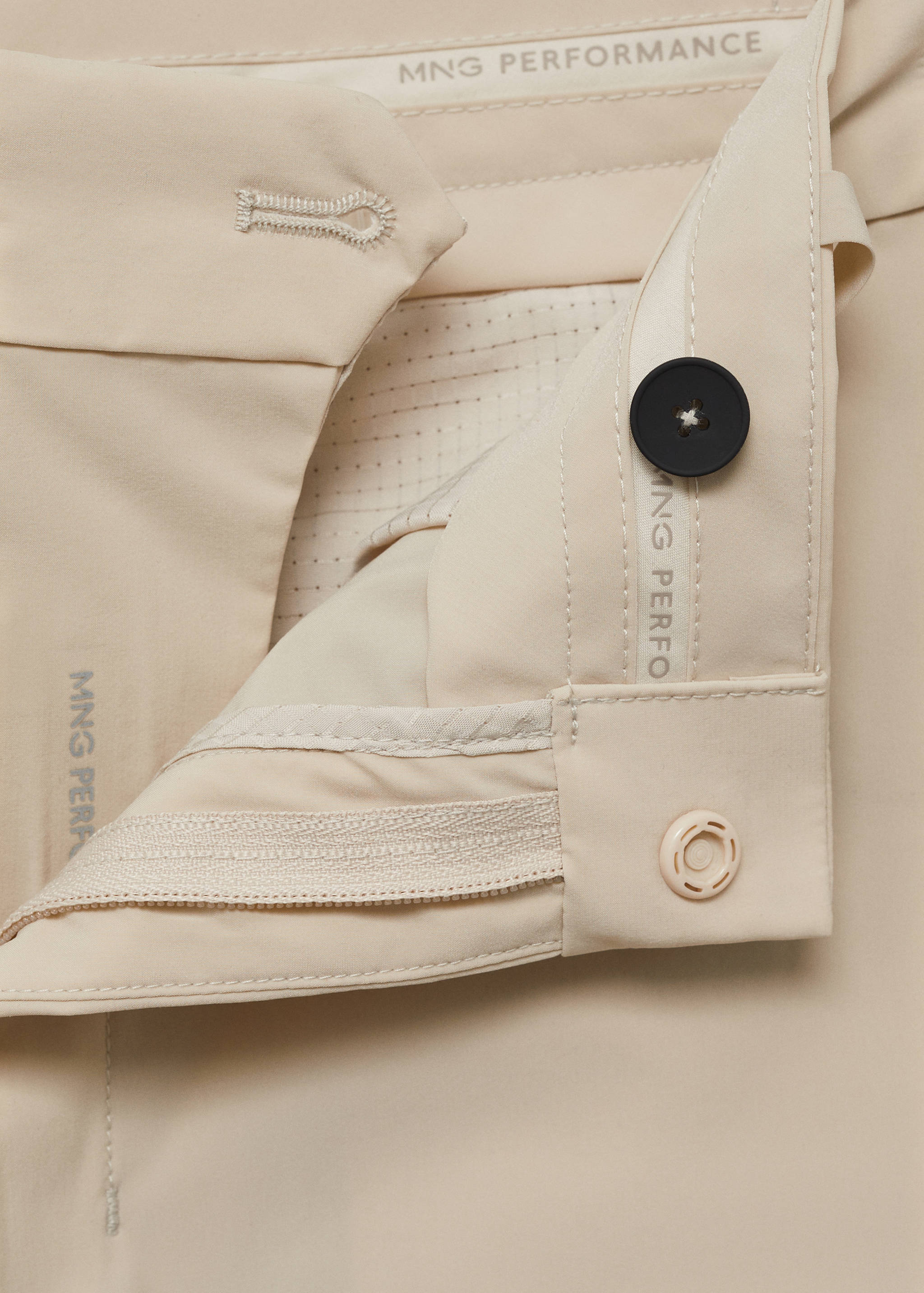 Slim fit water-repellent trousers - Details of the article 8