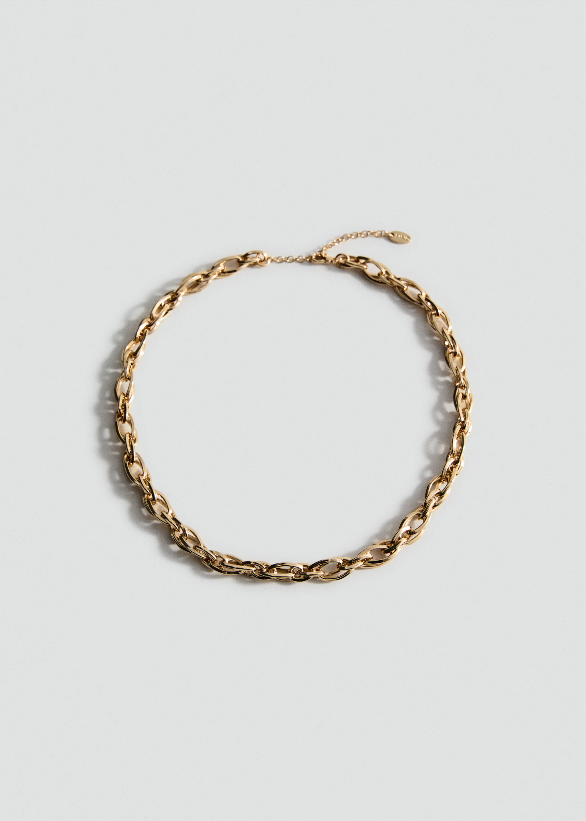 Combined-link chain necklace - Article without model, Gold. Ref: 17061139-00.