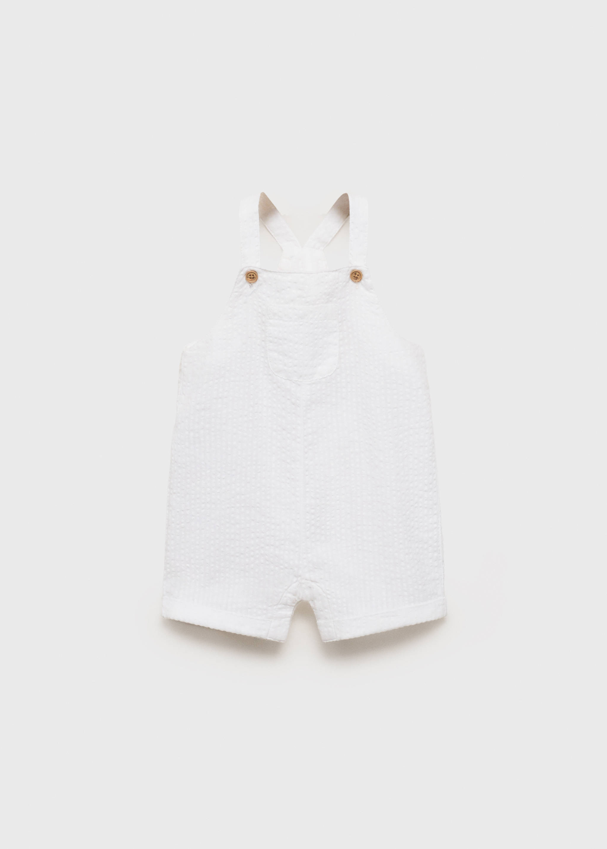 Baumwoll-Latzhose mit Textur - Artikel ohne Model