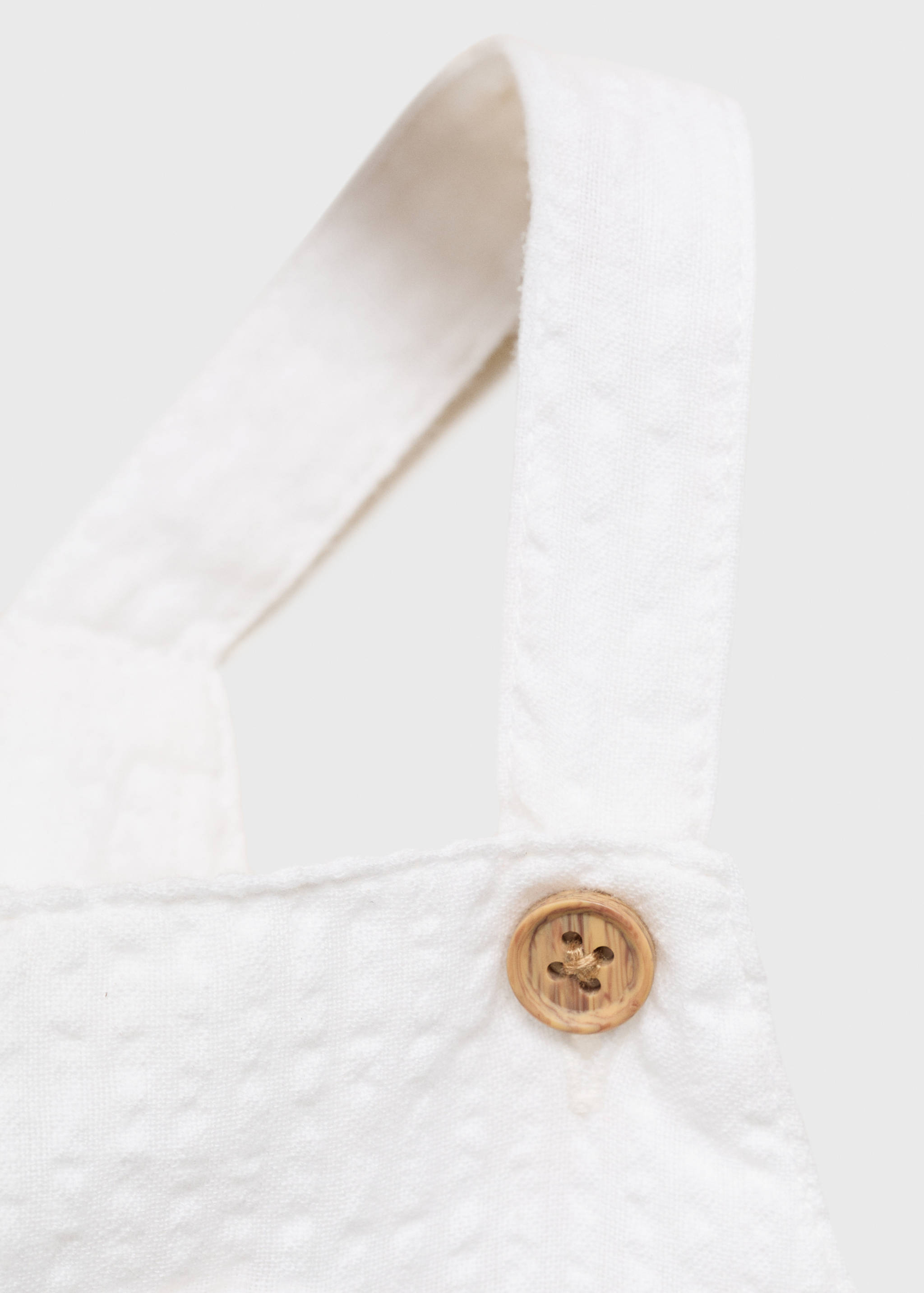 Baumwoll-Latzhose mit Textur - Detail des Artikels 8